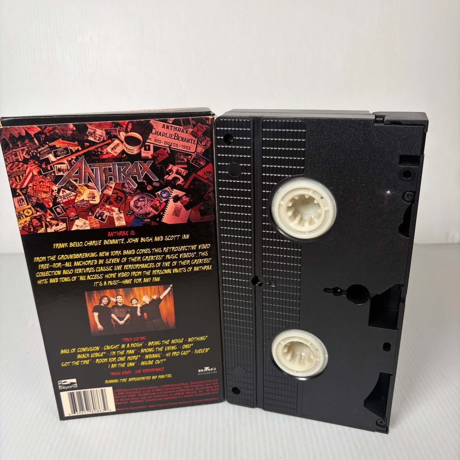 Anthrax Return of the Killer As VHS 1993 Metal Music Video BMG