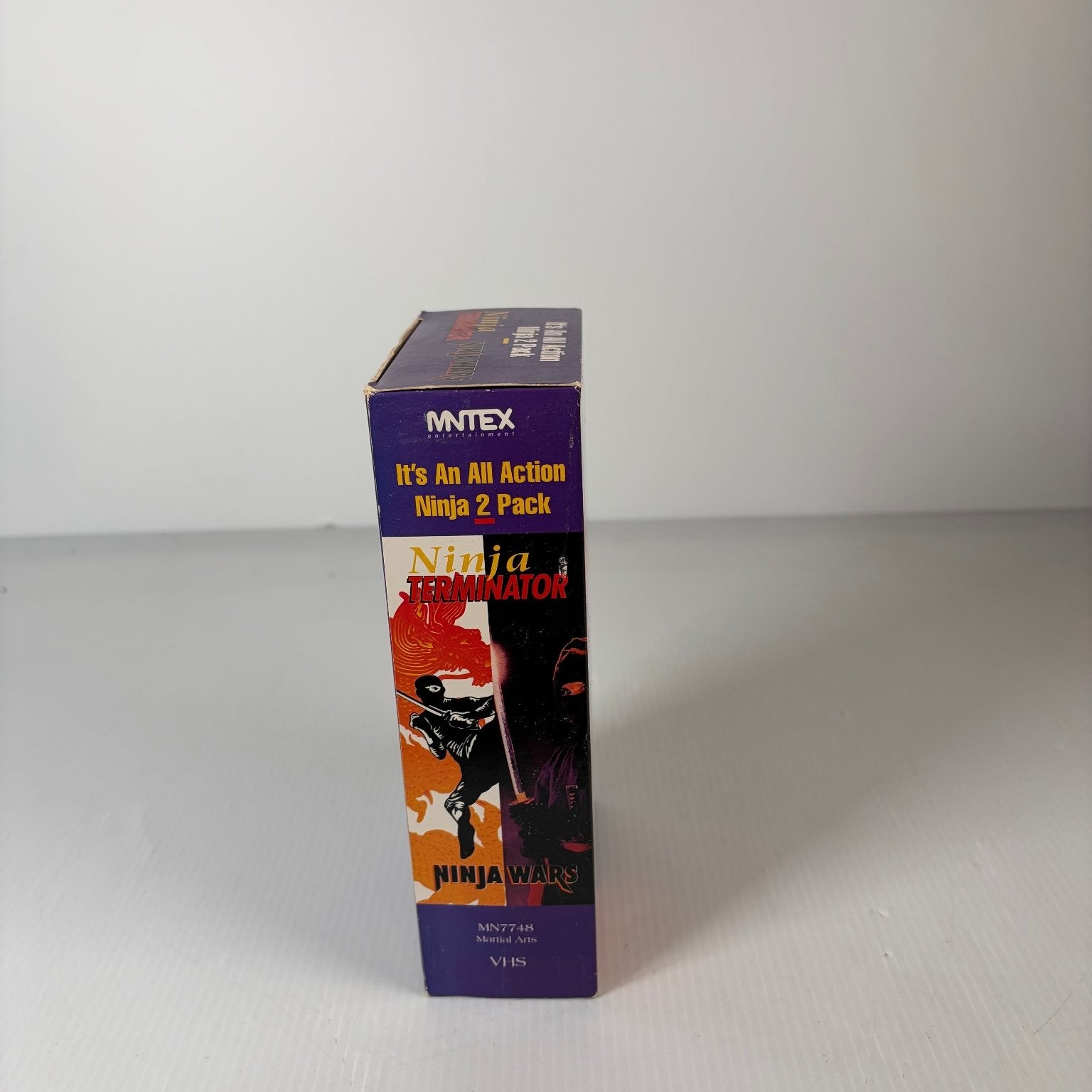 Ninja Terminator & Ninja Wars VHS 1995 Martial Arts 2-Pack MN TEX Anchor Bay