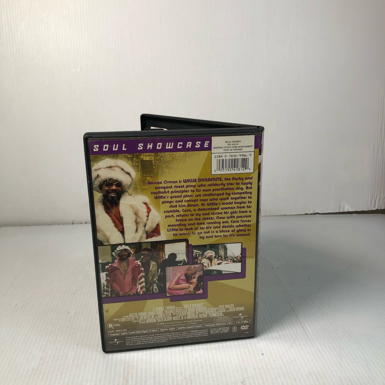 Willie Dynamite DVD 2003 Soul Showcase Roscoe Orman Michael Schultz Film