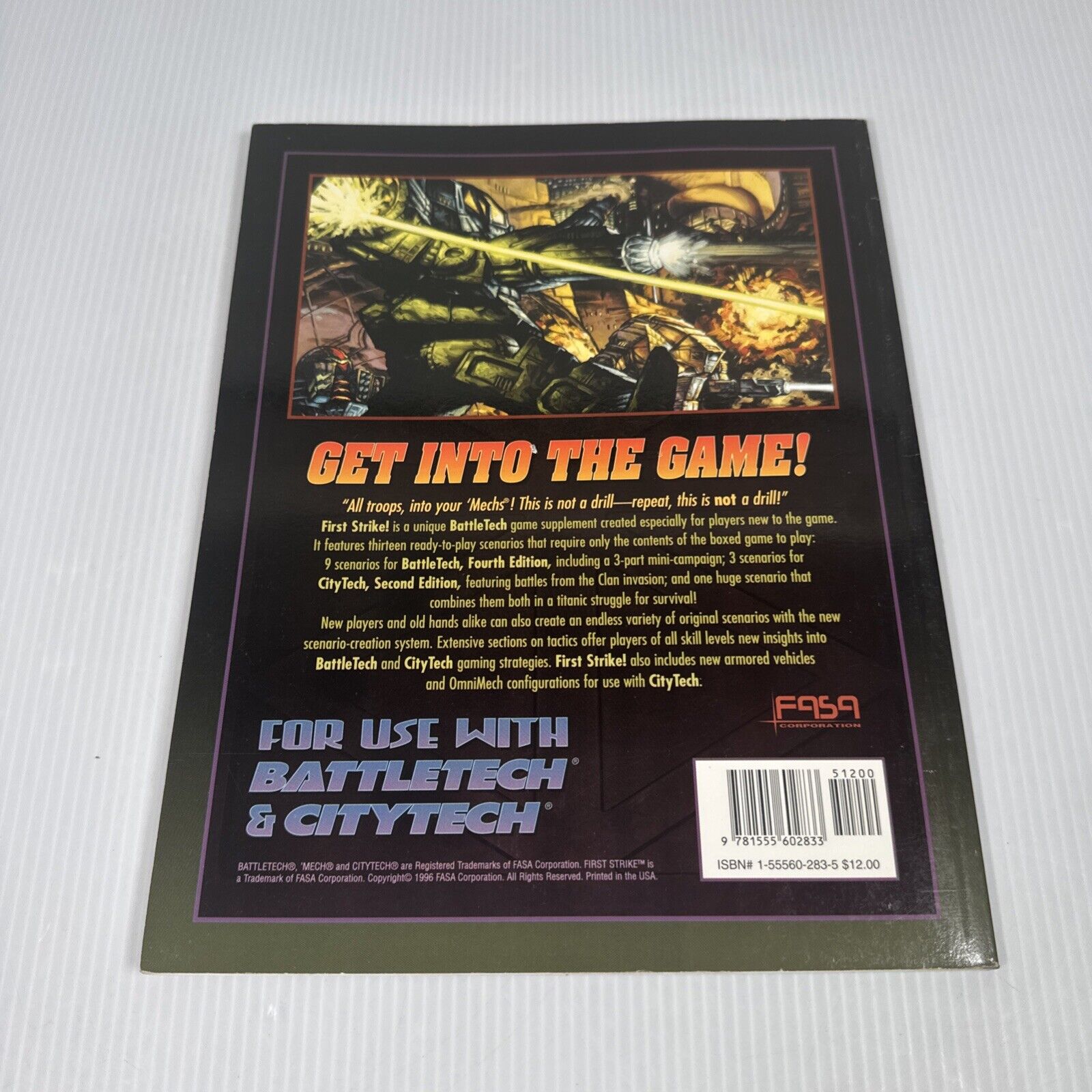 Battletech First Strike 1697 Paperback Sourcebook By Nystul, Bryan FASA