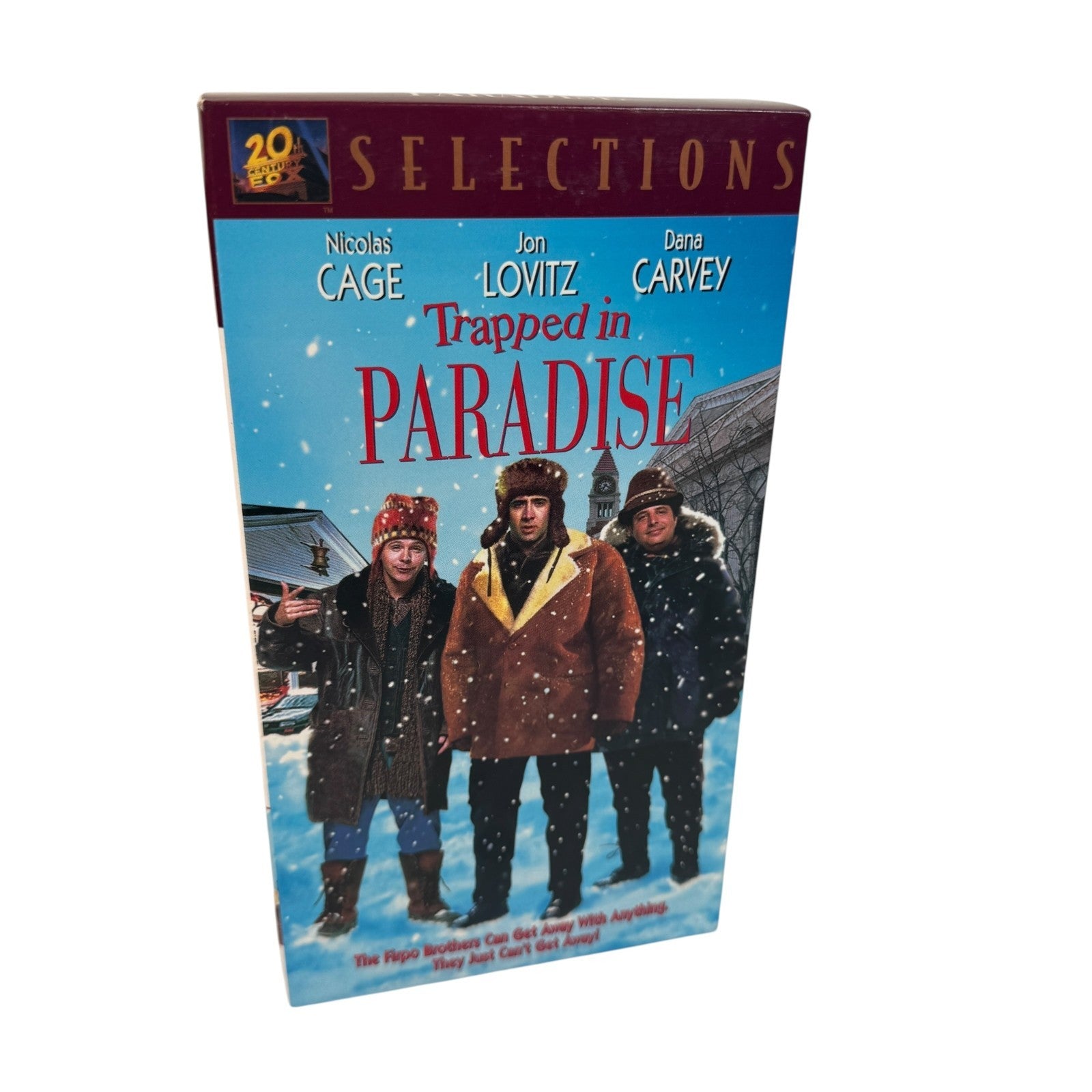 Vintage Trapped in Paradise VHS Tape Comedy Nicholas Cage Jon Lovitz Dana Carvey