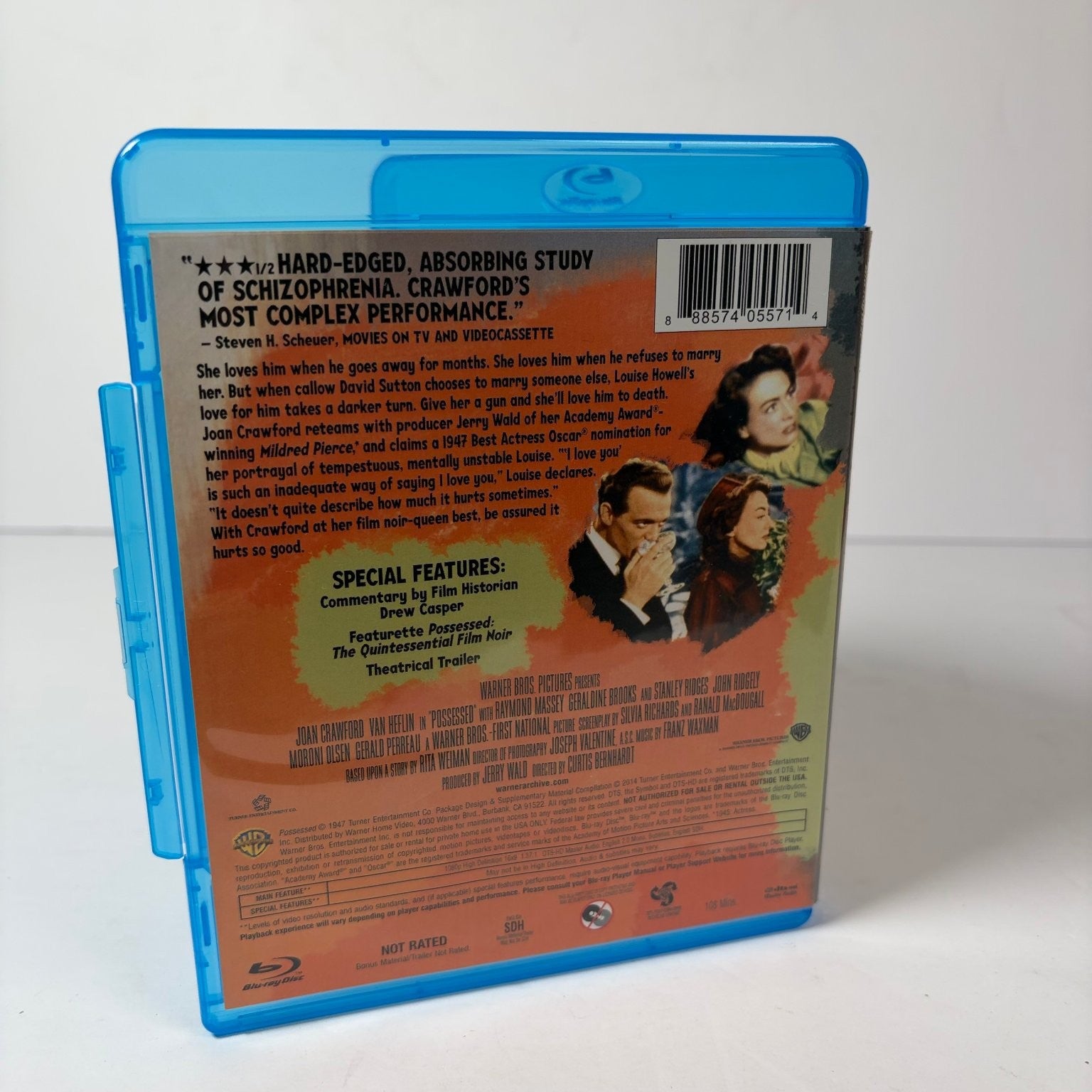 Possessed Blu-ray 2014 Warner Archive Joan Crawford Van Heflin Film Noir