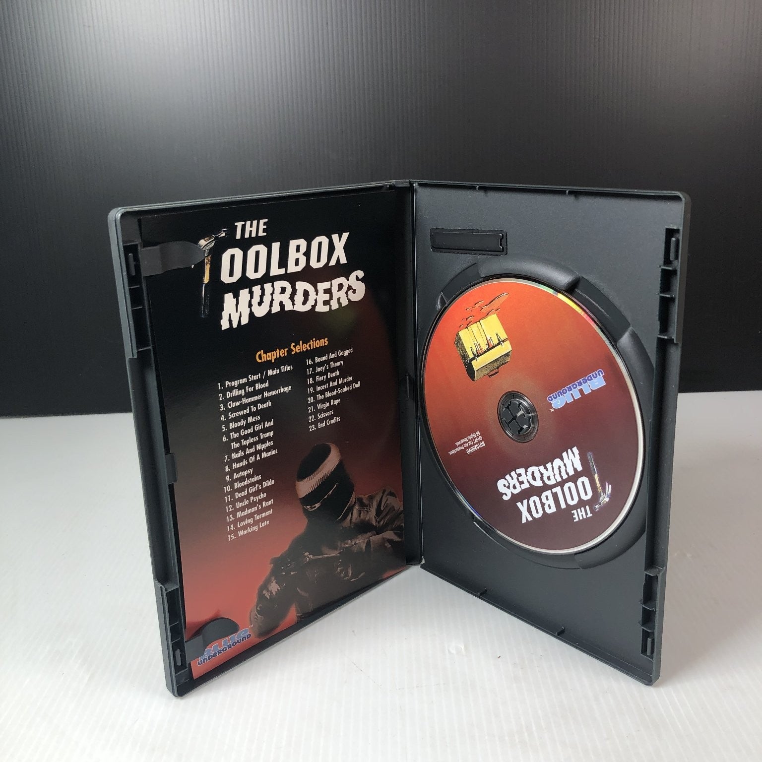 The Toolbox Murders DVD 1977 Cult Horror Cameron Mitchell Dennis Donnelly
