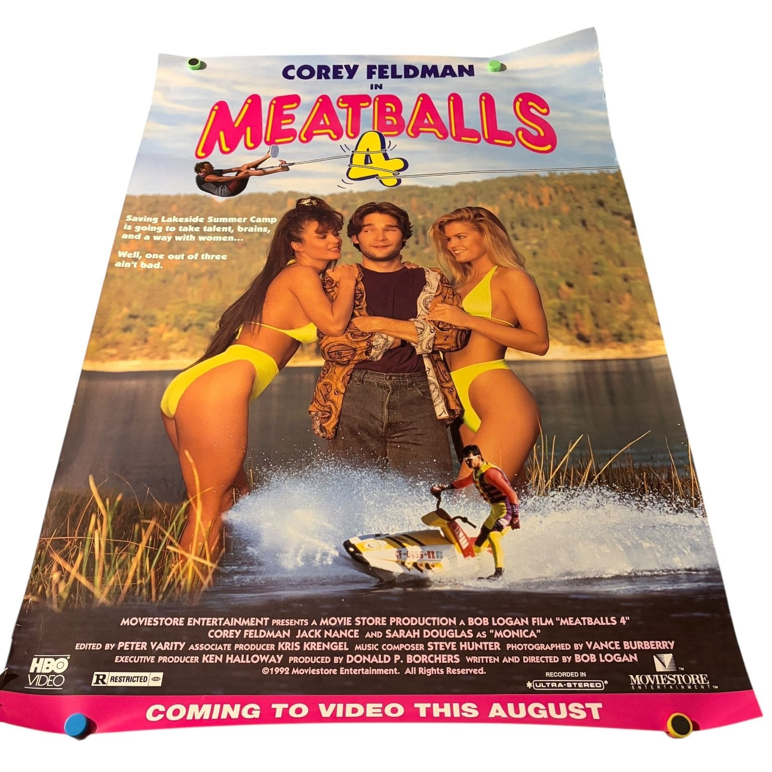 Meatballs 4 1992 One-Sheet Movie Poster HBO Video Corey Feldman