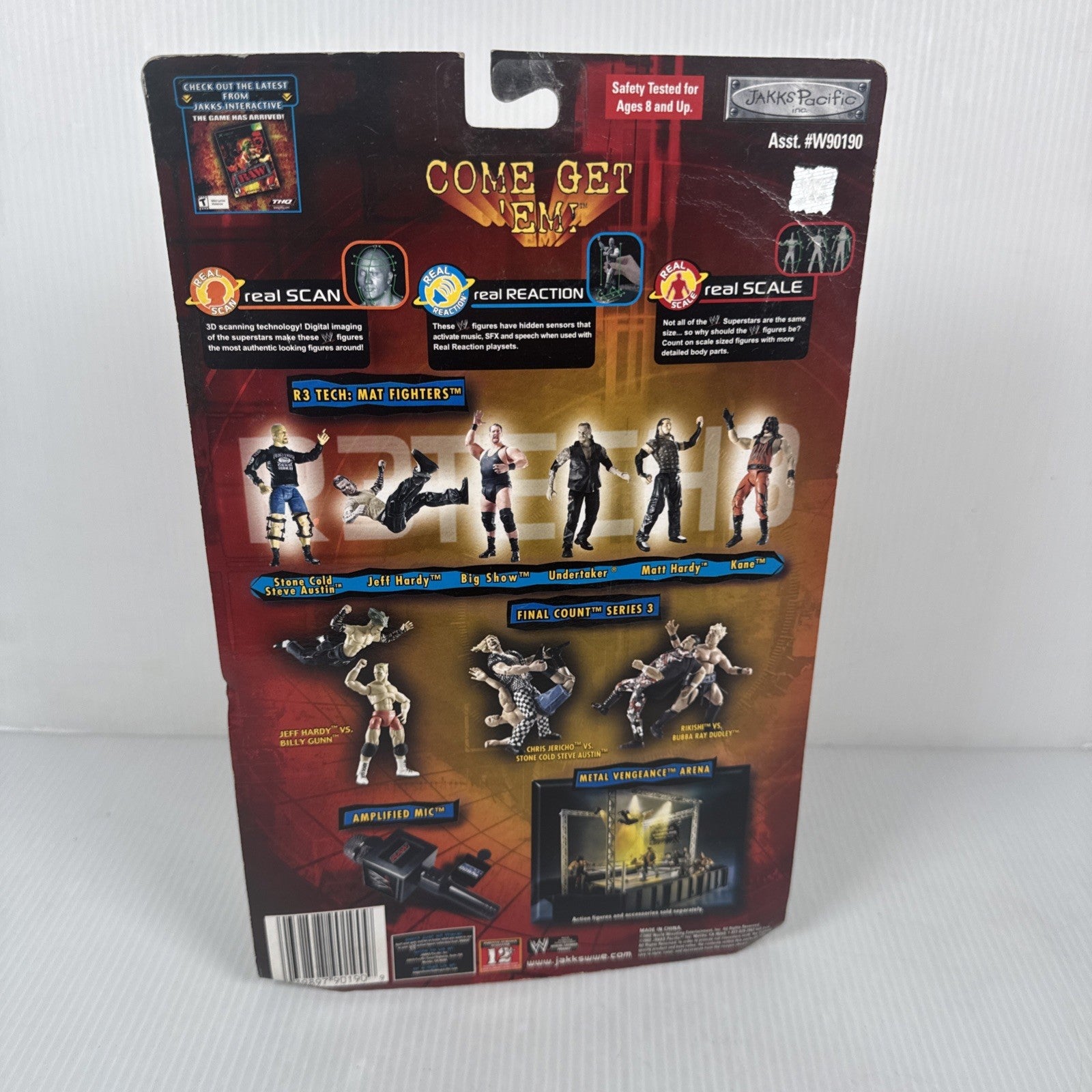 WWE Matt Hardy R3 Tech Mat Fighters Metal Vengeance