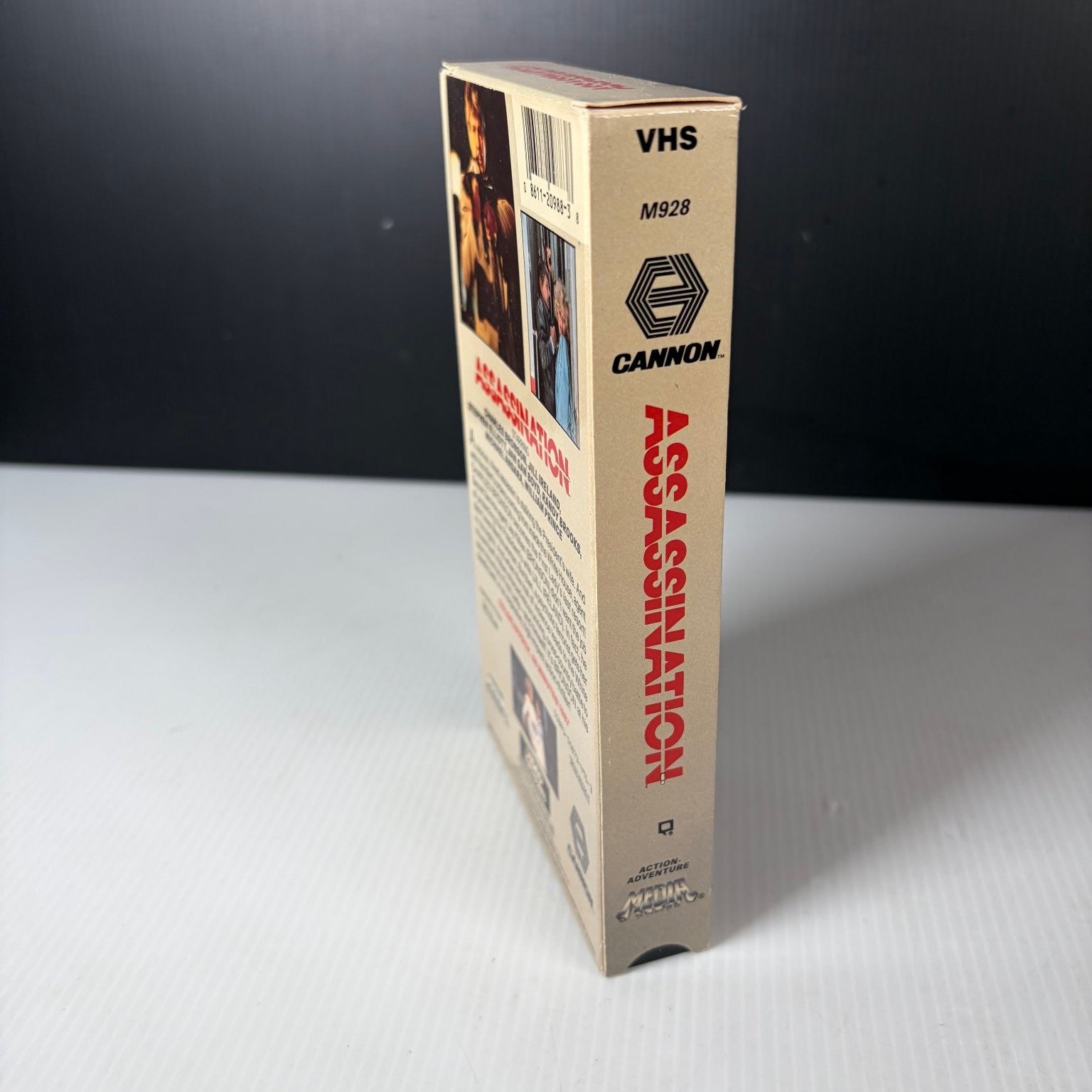 Assassination VHS 1987 Action Thriller Original Release Cannon Charles Bronson