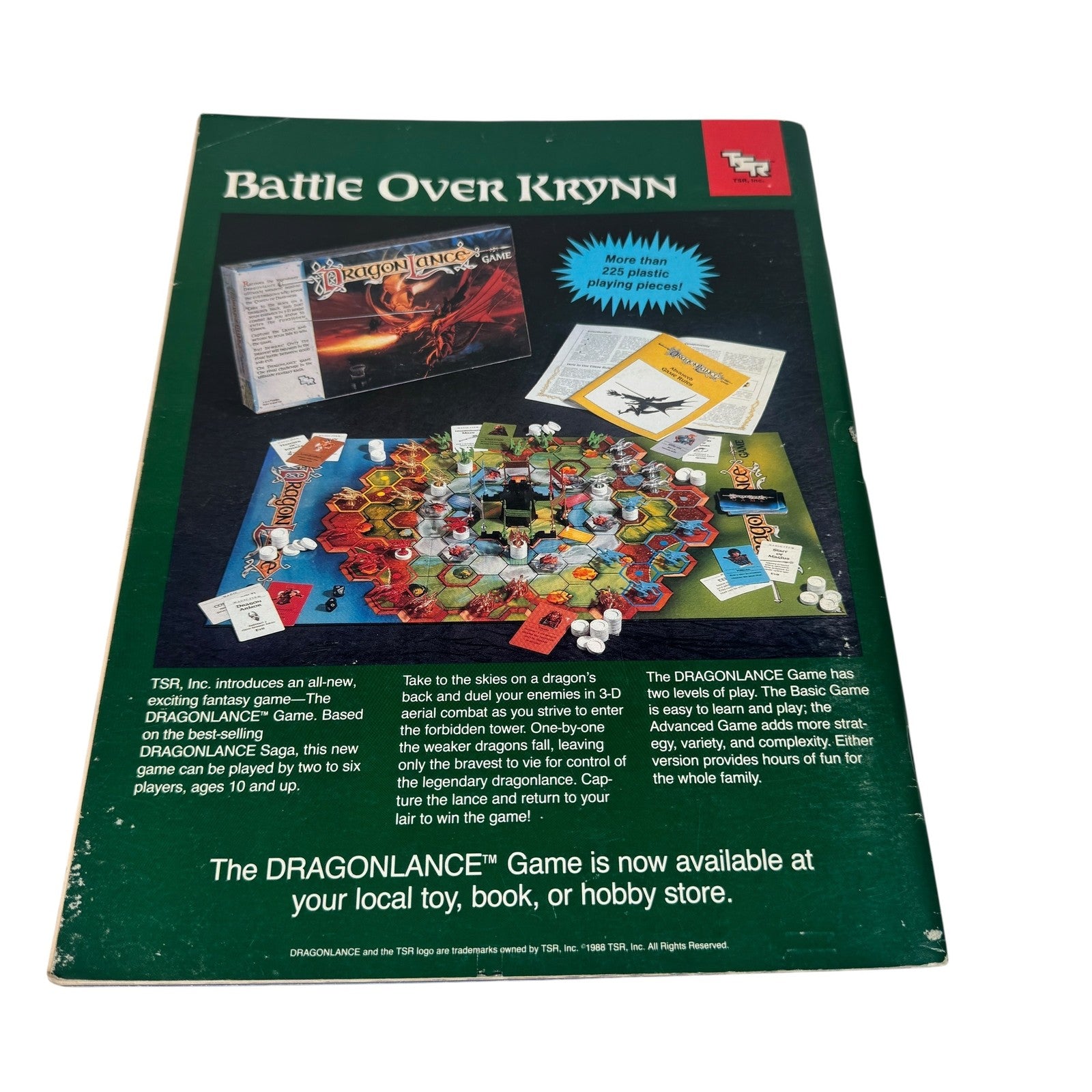 VTG Dragon Magazine #139 TSR 1988 Fantasy RPG Dungeons & Dragons Cthulhu Seances