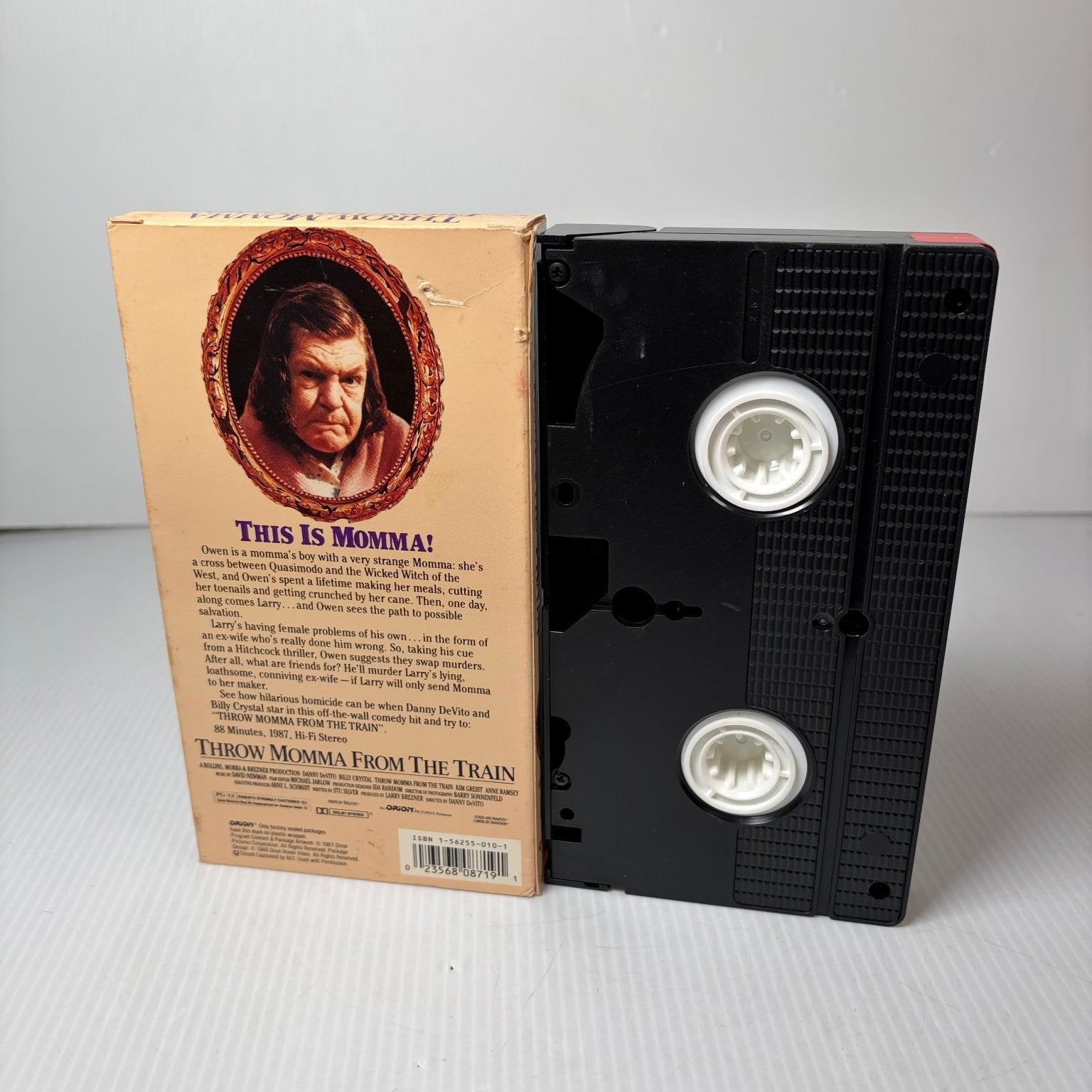Throw Momma From The Train VHS 1987 Comedy Danny DeVito Billy Crystal Orion