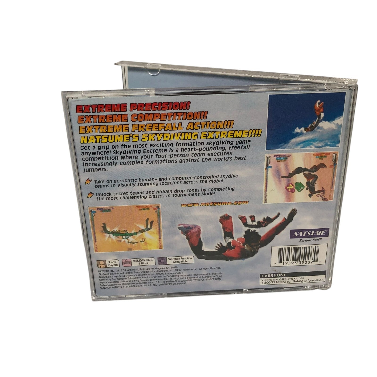 Skydiving Extreme (Sony PlayStation 1, 2001) Complete Black Label