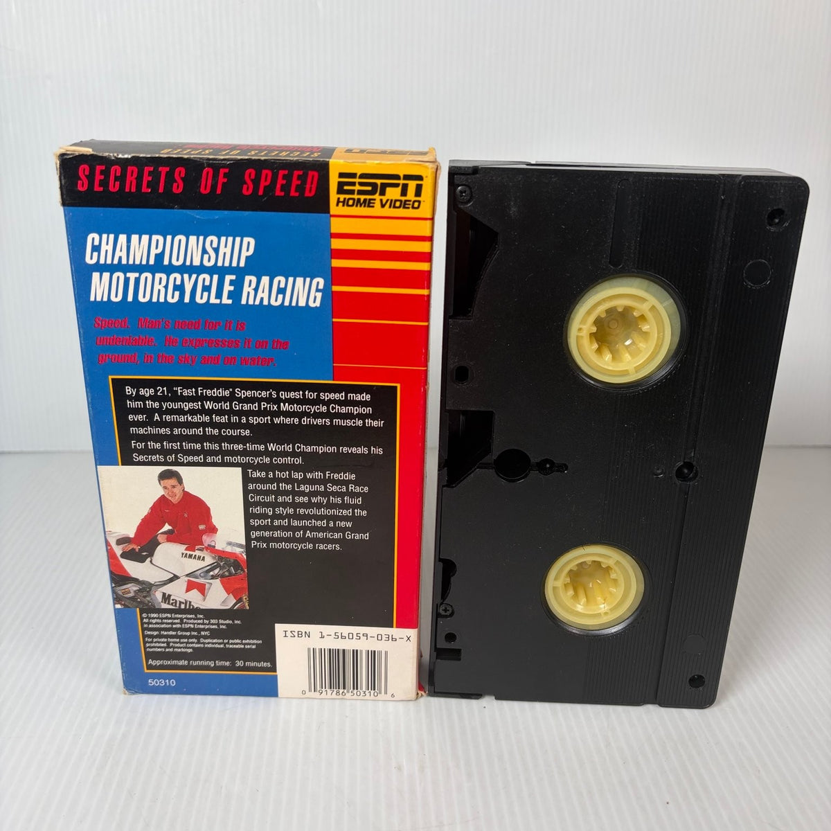 Freddie Spencer Secrets of Speed Rare Motorcycle Racing VHS 1989 ESPN