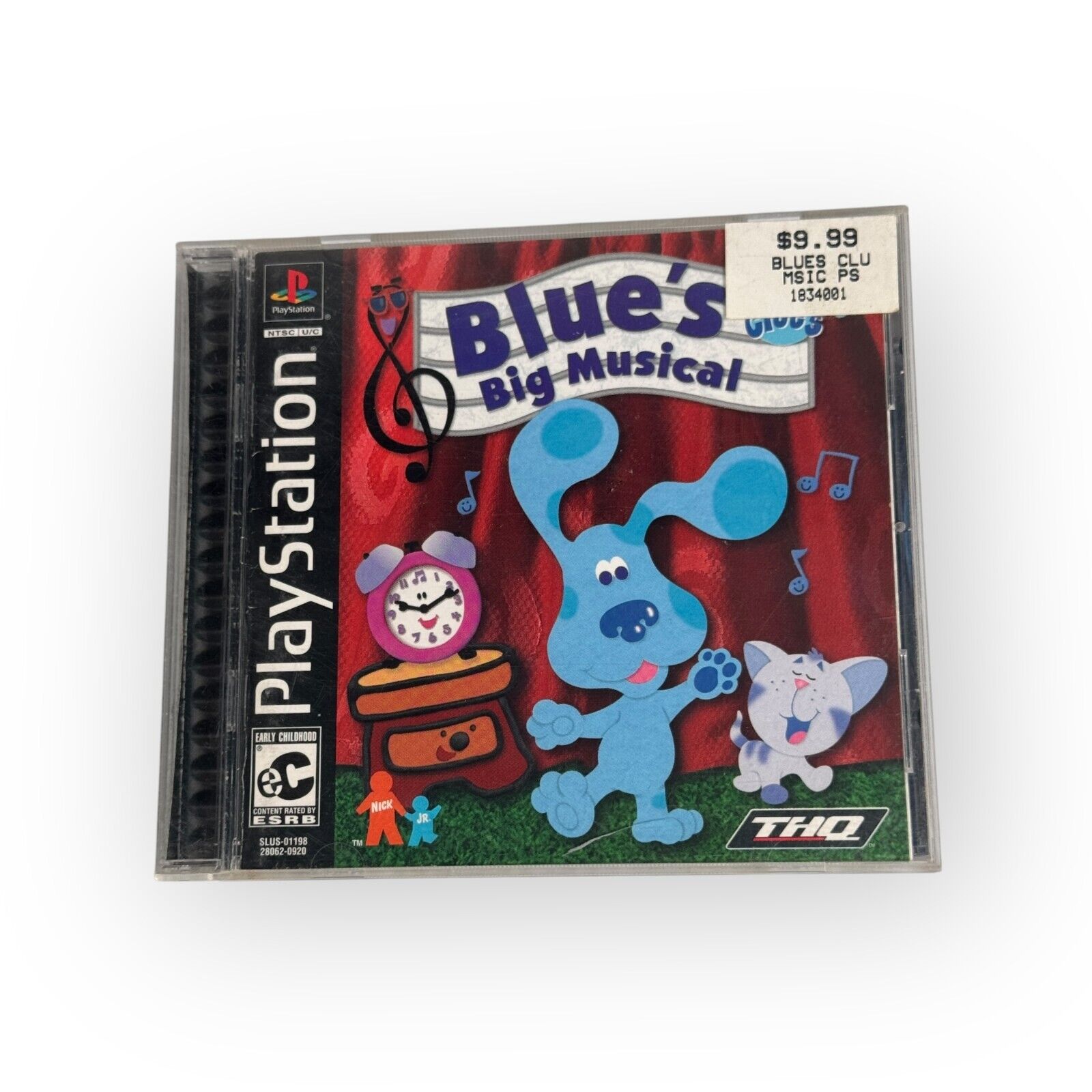 Blue’s Big Musical PlayStation 1 Kids Game Complete CIB Black Label