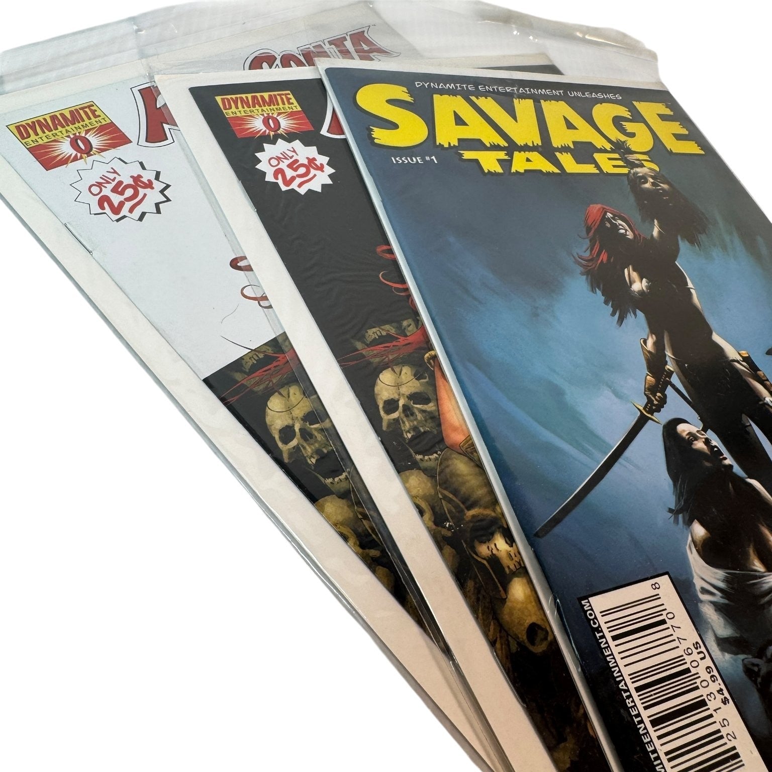 Red Sonja Lot of 6 Comics w/ Savage Tales #1, Red Sonja Dynamite & Claw