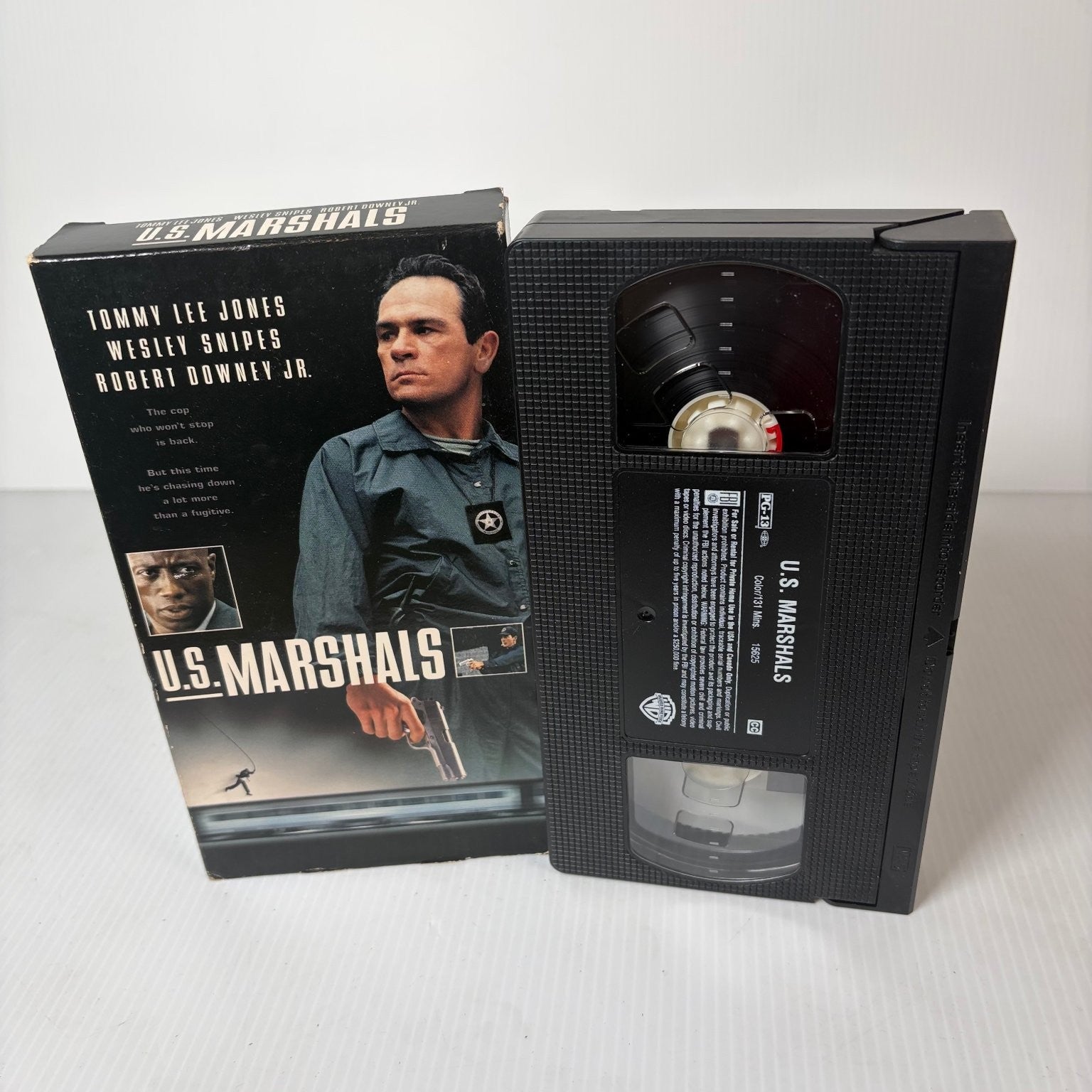 U.S. Marshals VHS 1998 Action Thriller Tommy Lee Jones Warner Bros. 56233