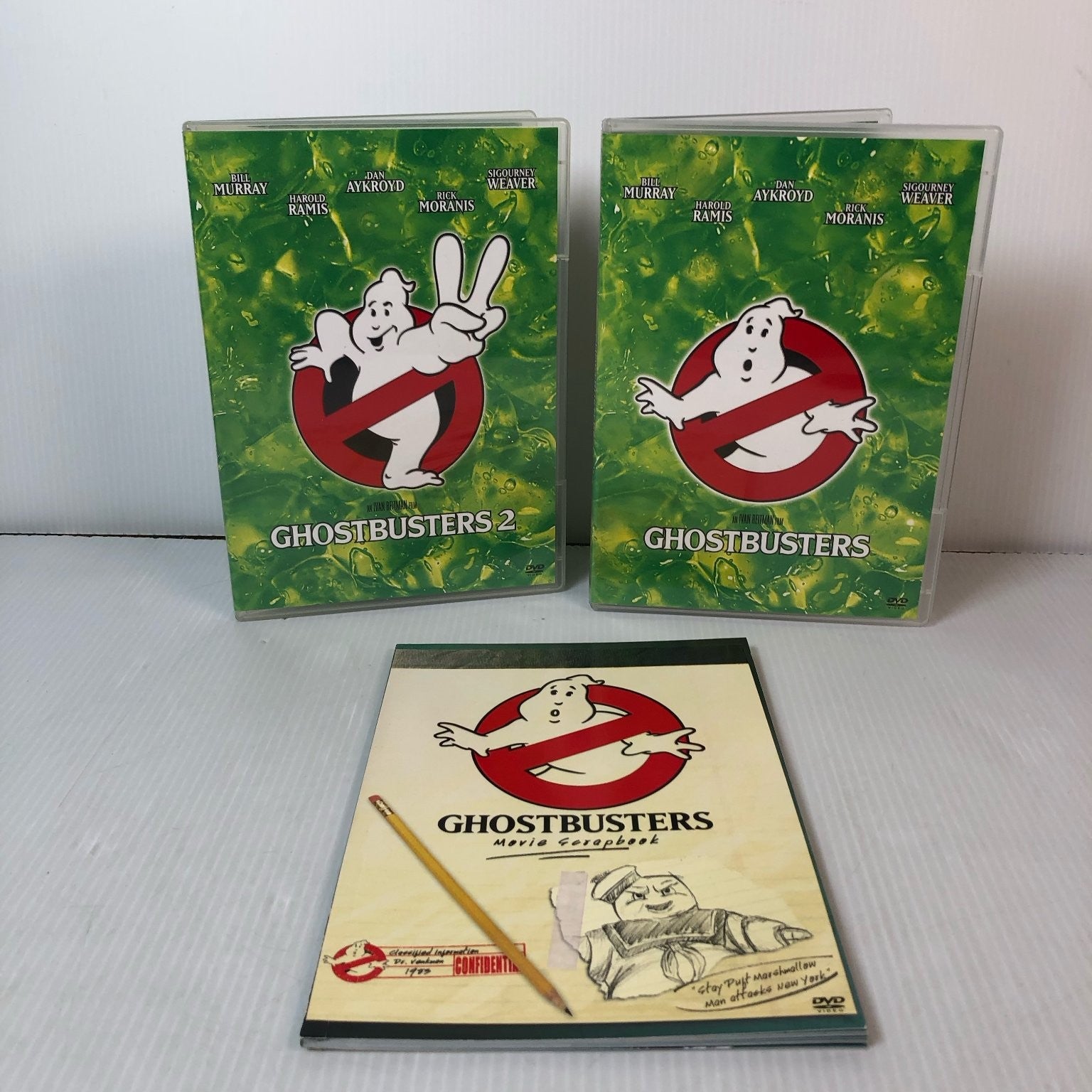 Ghostbusters 1 & 2 DVD (2005) Double Feature Gift Set Bill Murray Aykroyd