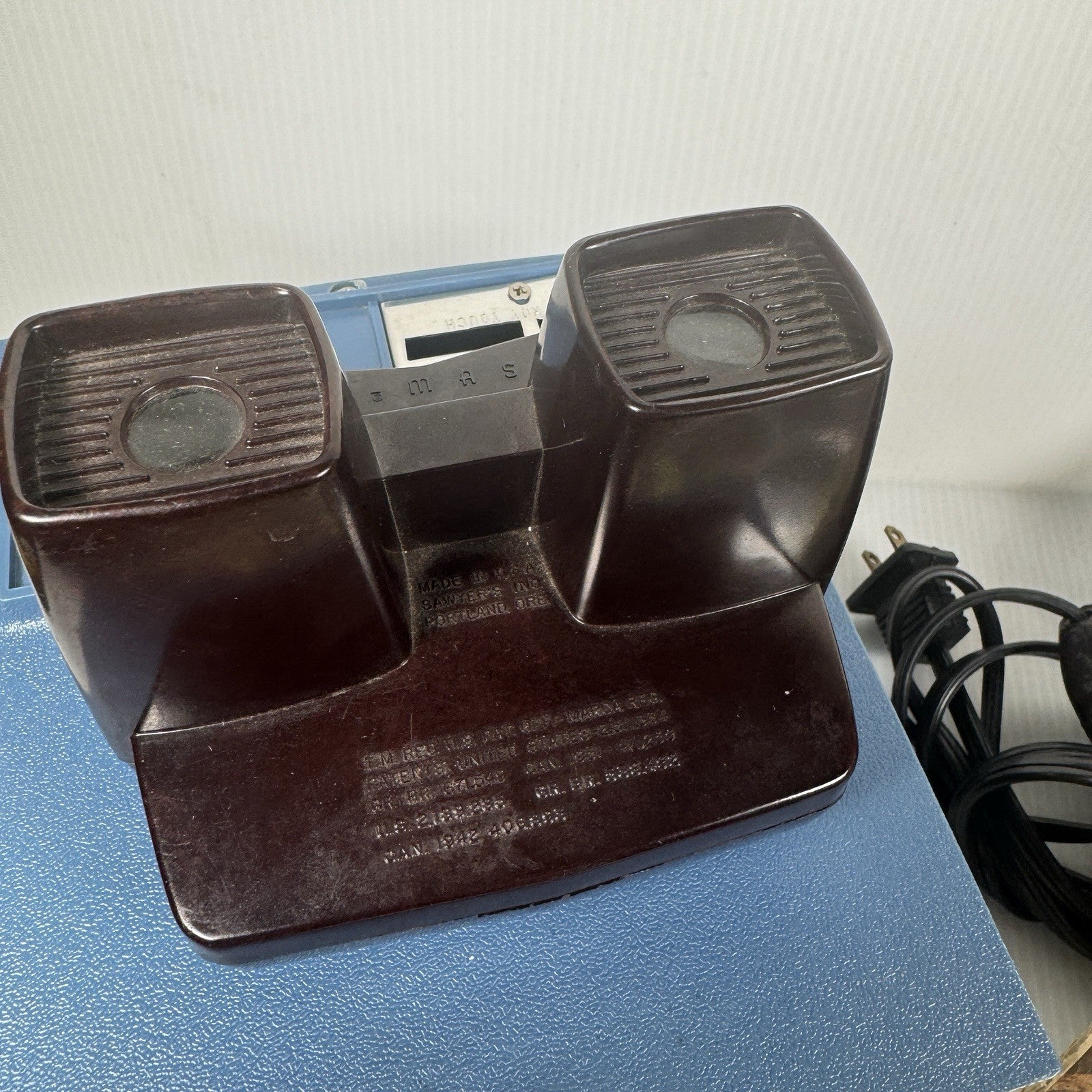 1950s Sawyers View Master & Projector Lot w/ 11 Reels & Bag Star Trek Read Desc