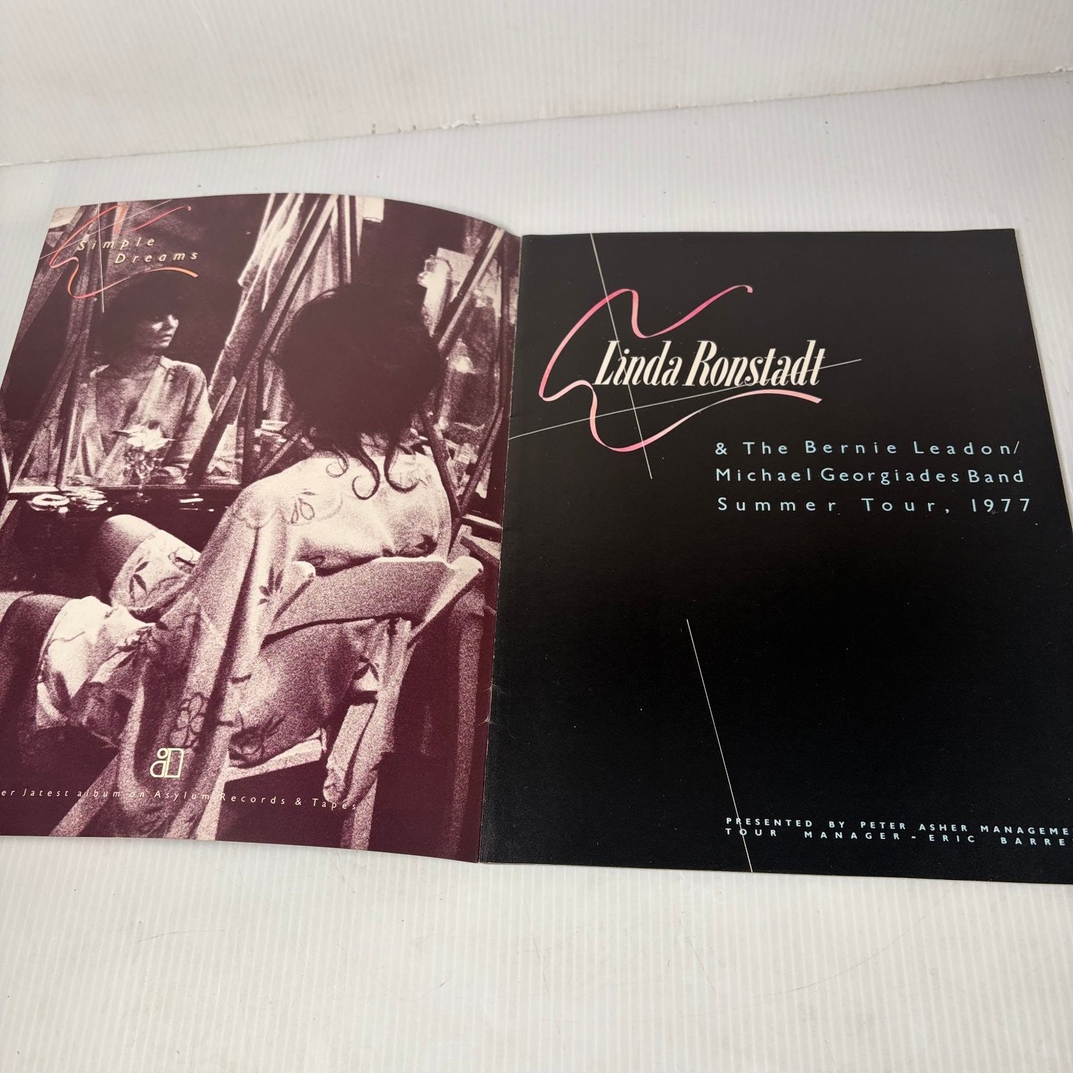 Linda Ronstadt Tour Program 1977 Summer Concert Music History Photos
