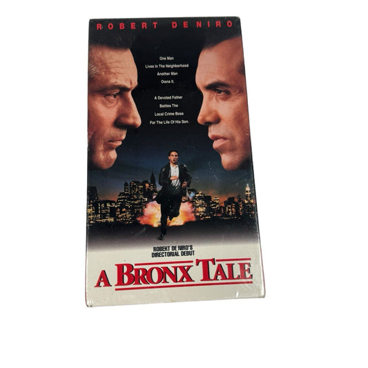 Bronx Tale VHS Tape Robert Deniro Mob Boss Crime NY Watermark New Sealed