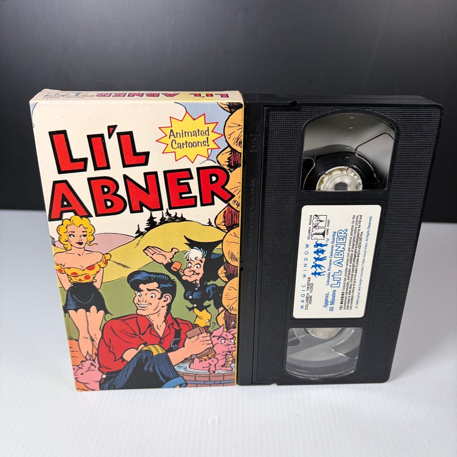 Li'l Abner VHS 1944 Animated Cartoons Columbia TriStar Home Video