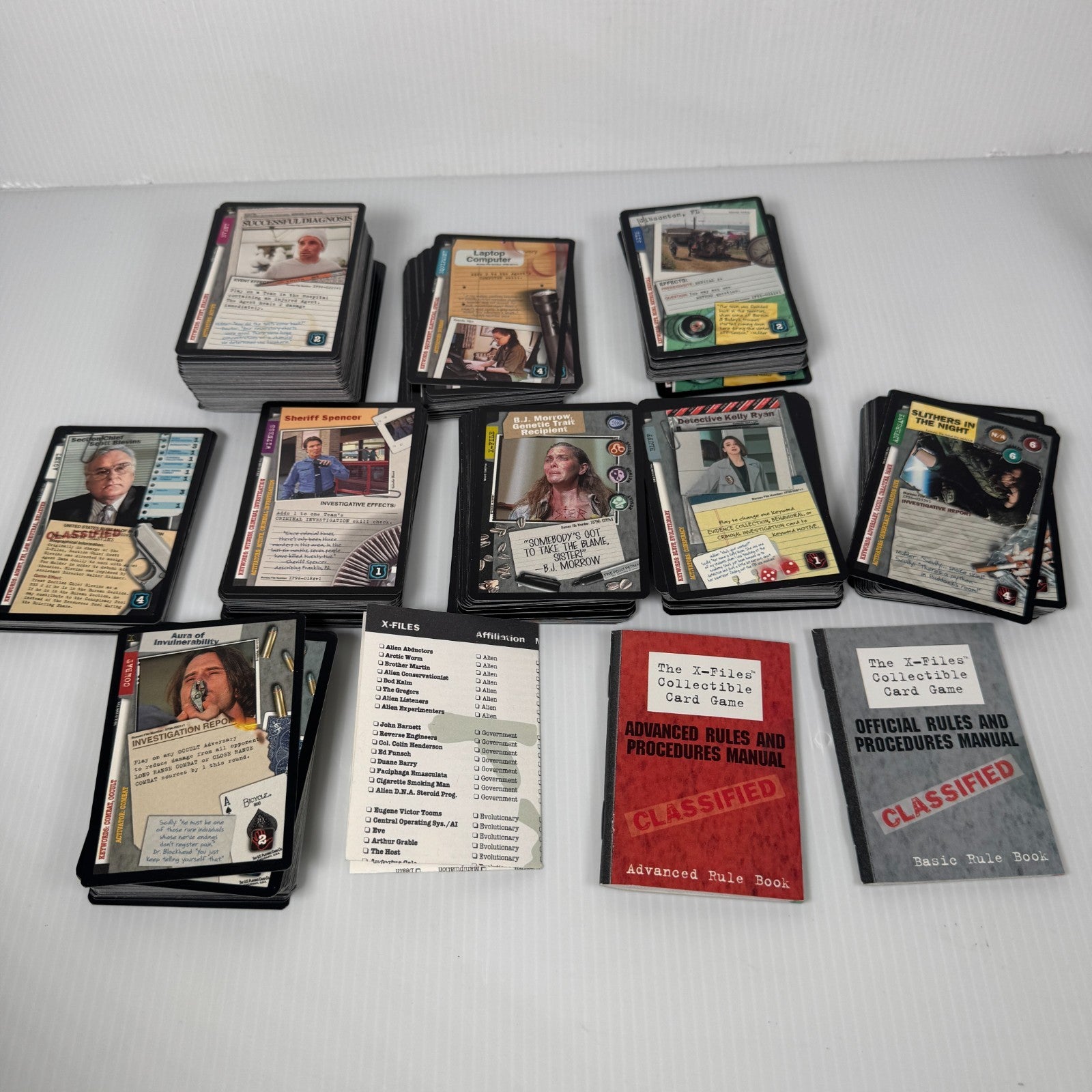 Huge X-Files CCG Lot Premiere Set (349/354), 17 TTIOT Cards & 101361 Expansion