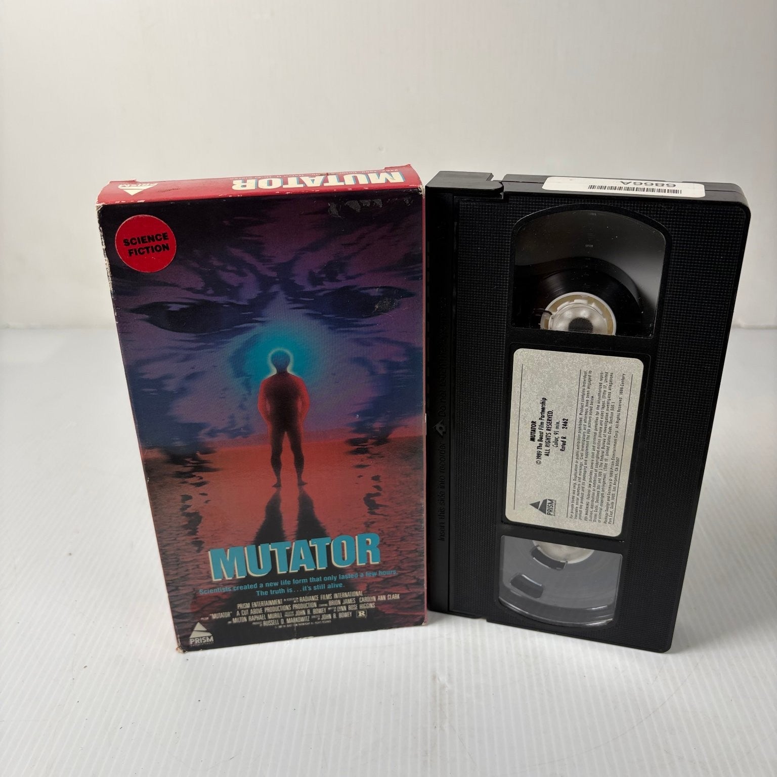 MUTATOR VHS 1989 Sci-Fi Horror Brion James Carolyn Ann Clark PRISM ENT.
