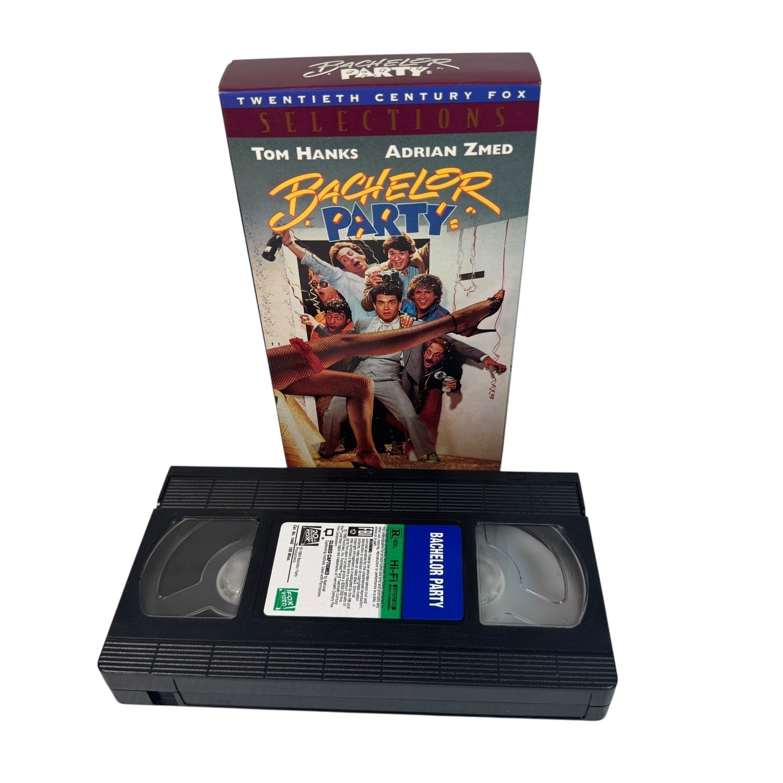 Vintage Bachelor Party College Comedy VHS Tape Tom Hanks Adrian Zmed
