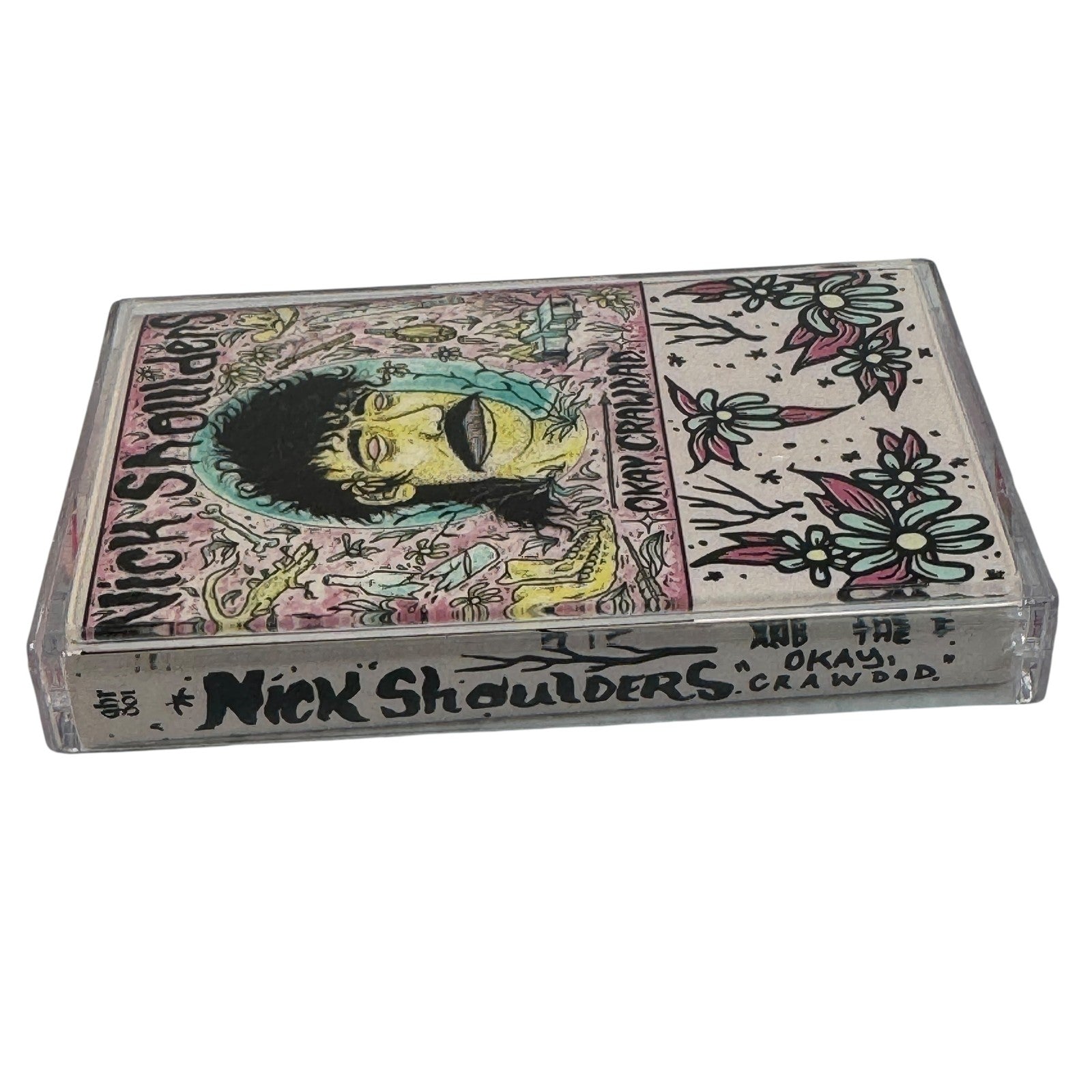 Nick Shoulders Cassette Okay Crawdad Rare Pink Variant Garage Rock Folk Carhole