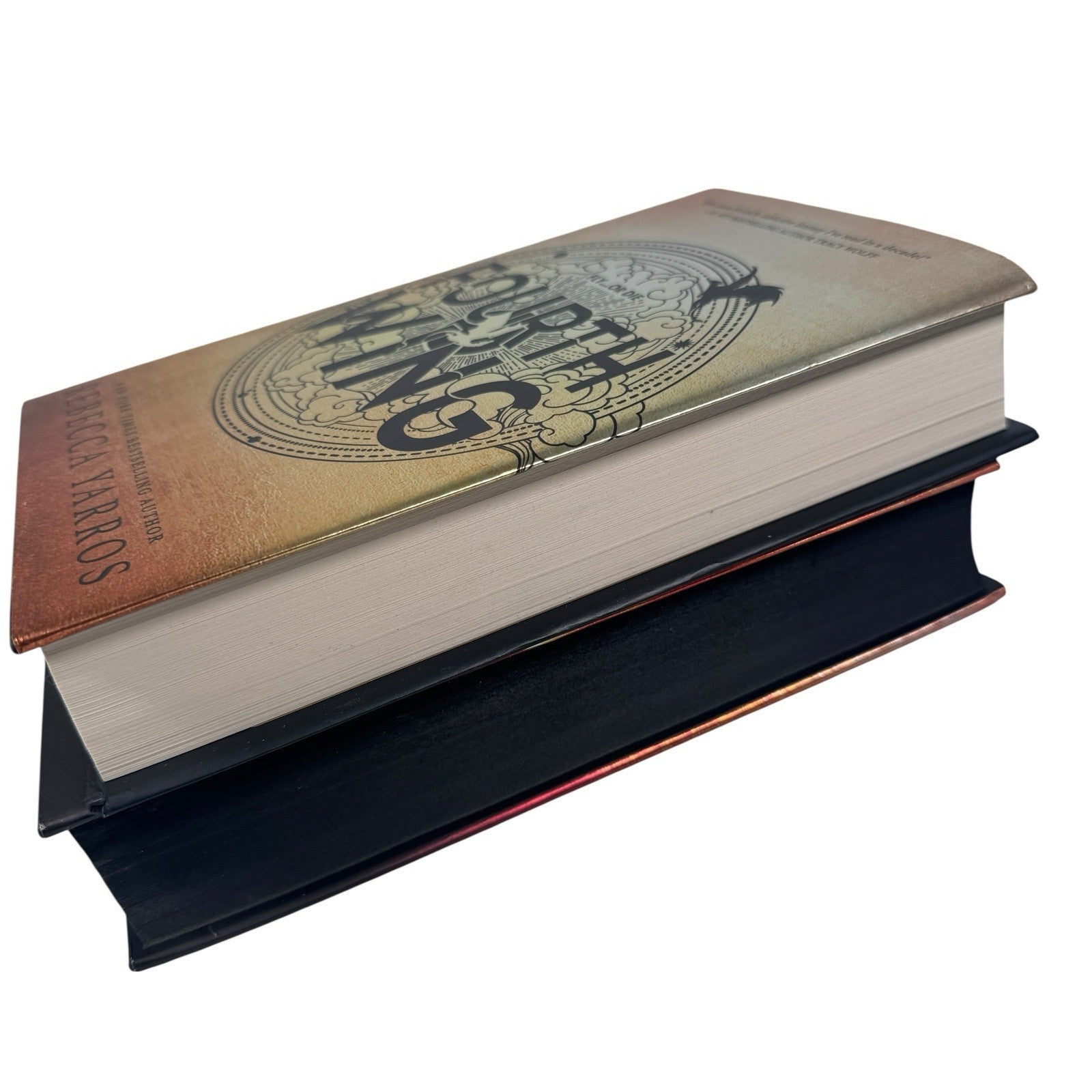 Rebecca Yarros Iron Flame First Print Hardcover Black Edges w/ Fourth Wing