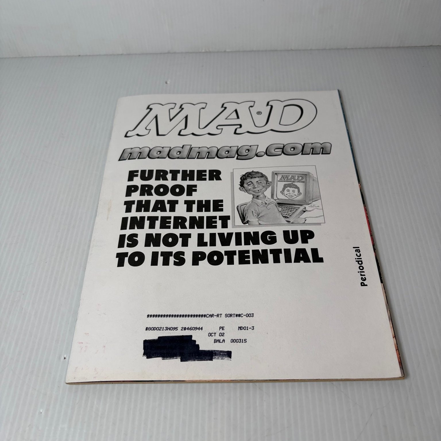 MAD Magazine January 2001 The 20 Dumbest People Events Things of 2000 Humor