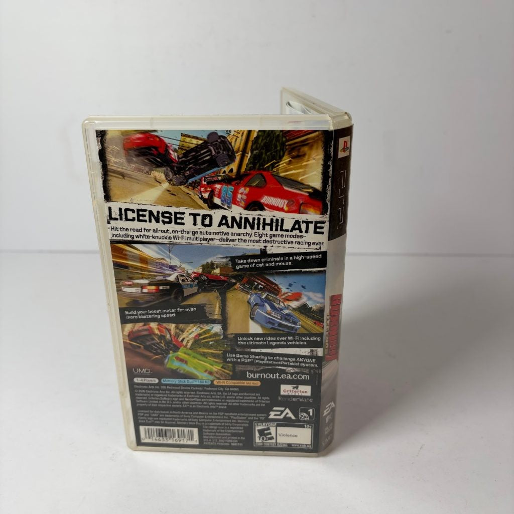 Burnout Legends PSP Greatest Hits EA Racing Game CIB with Manual