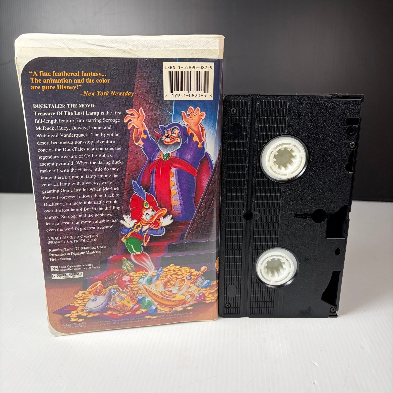DuckTales The Movie Treasure of the Lost Lamp VHS 1990 Disney Animation