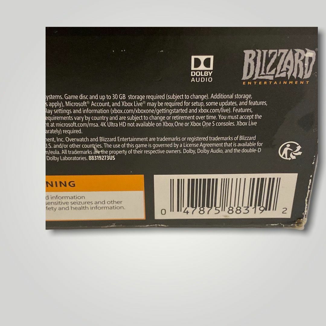 Overwatch Legendary Edition MIcrosoft XBOX One Ultra HD Video Game By Blizzard