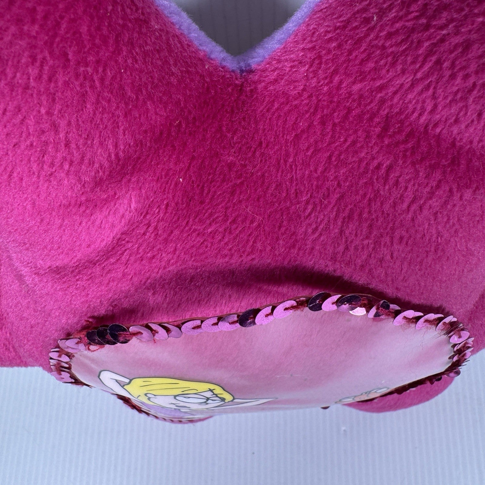 Vintage Lizzie McGuire Sequin Star Pillow Disney Channel Y2K Two-Tone