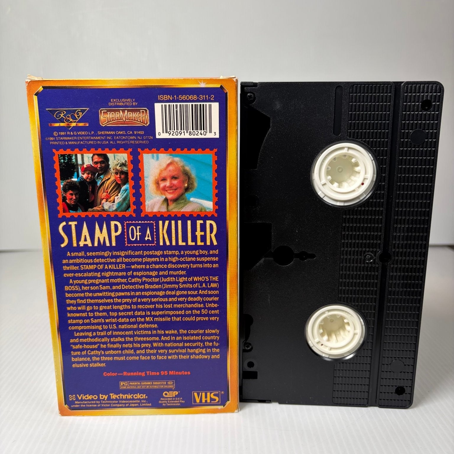 Stamp of a Killer VHS 1991 Thriller Mystery StarMaker Jimmy Smits