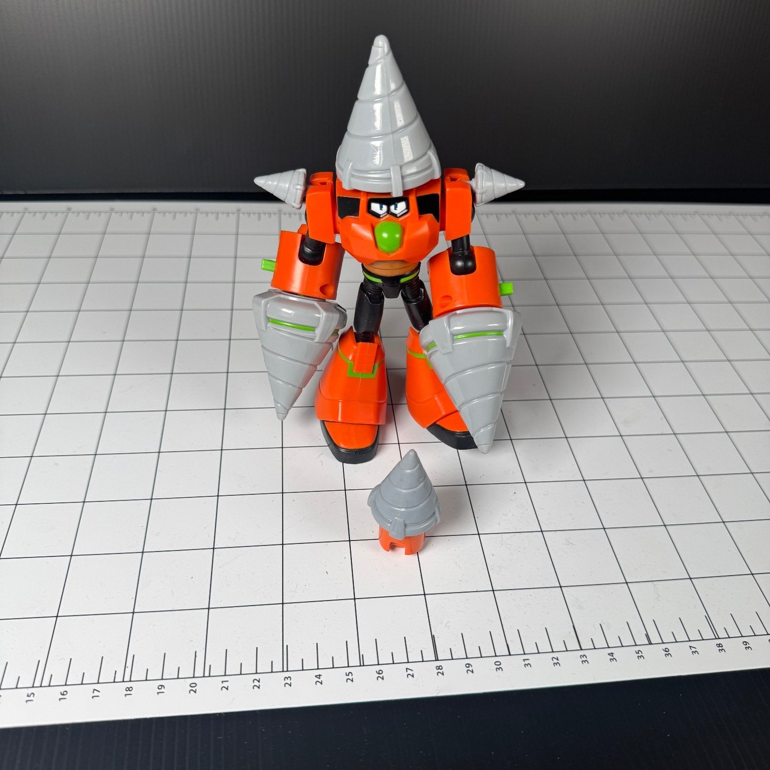 Drill Man Mega Man Action Figure 6in Articulated with Drillbomb Accessory