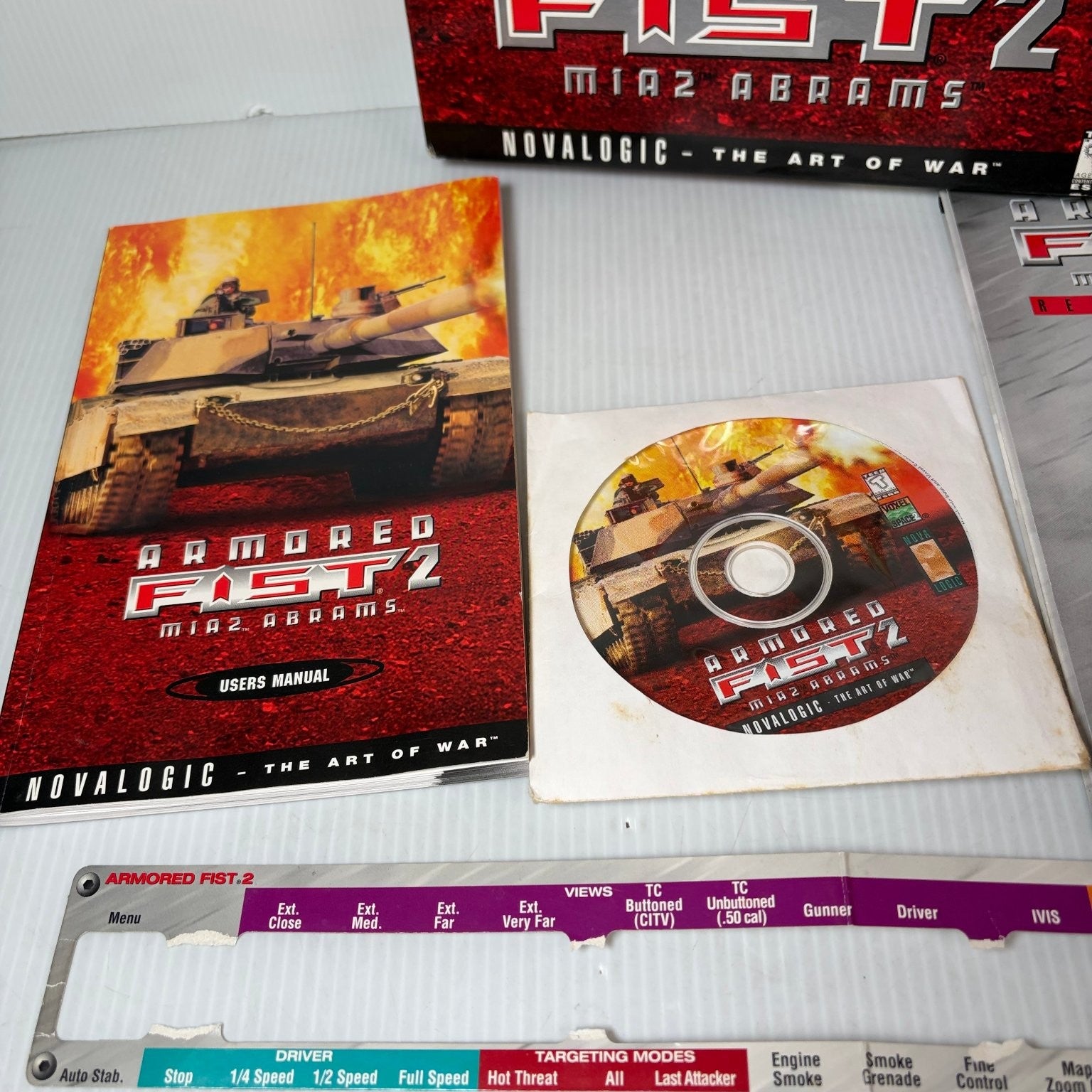 Armored Fist 2 M1A2 Abrams Big Box PC Game Novalogic Tank Simulator Complete