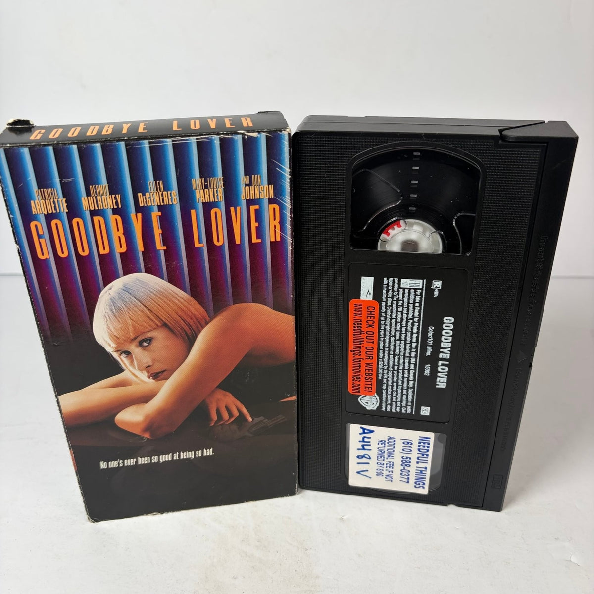 Goodbye Lover VHS Patricia Arquette Dermot Mulroney Ellen DeGeneres 1998 R NTSC