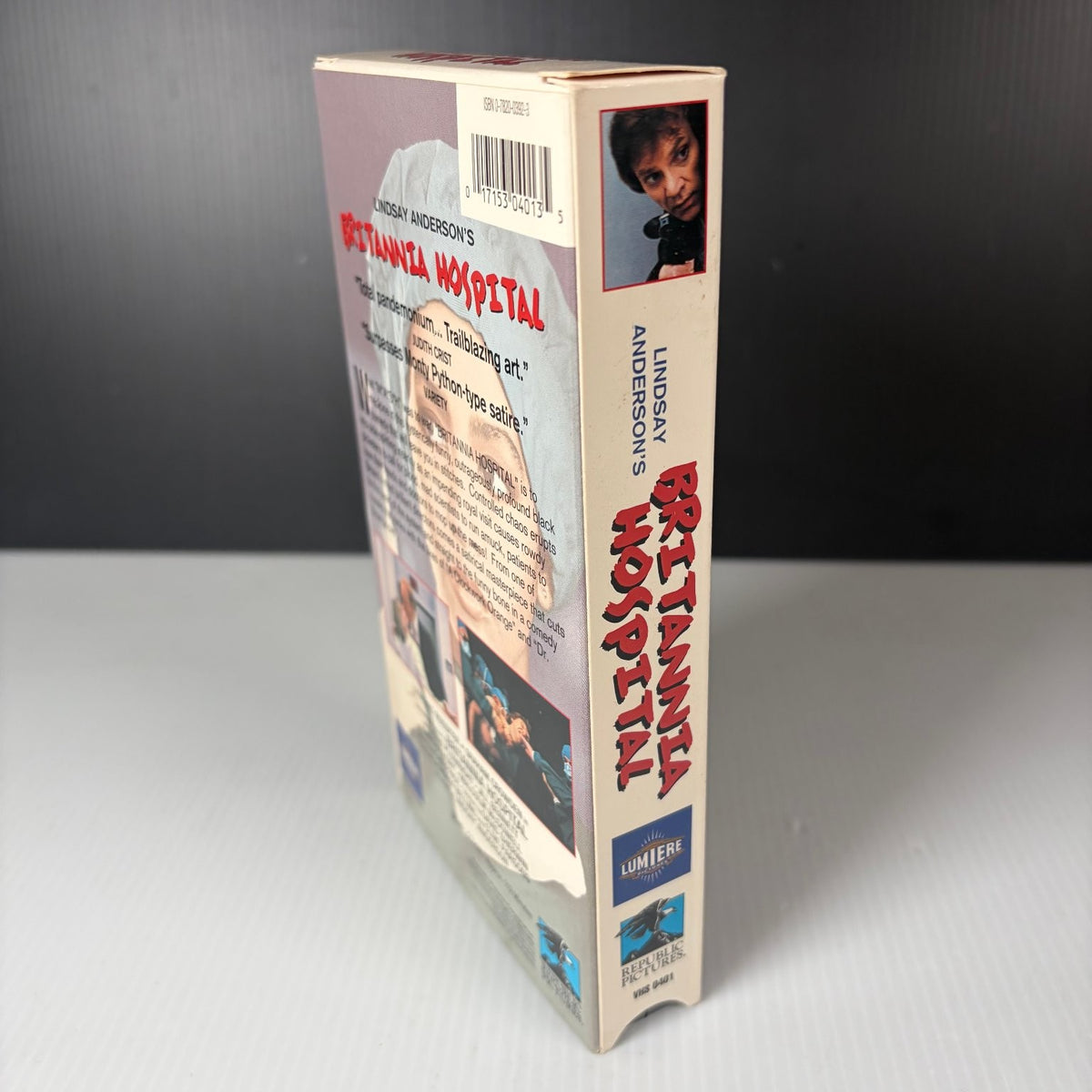 Britannia Hospital VHS 1982 Black Comedy Original Release Republic Pictures