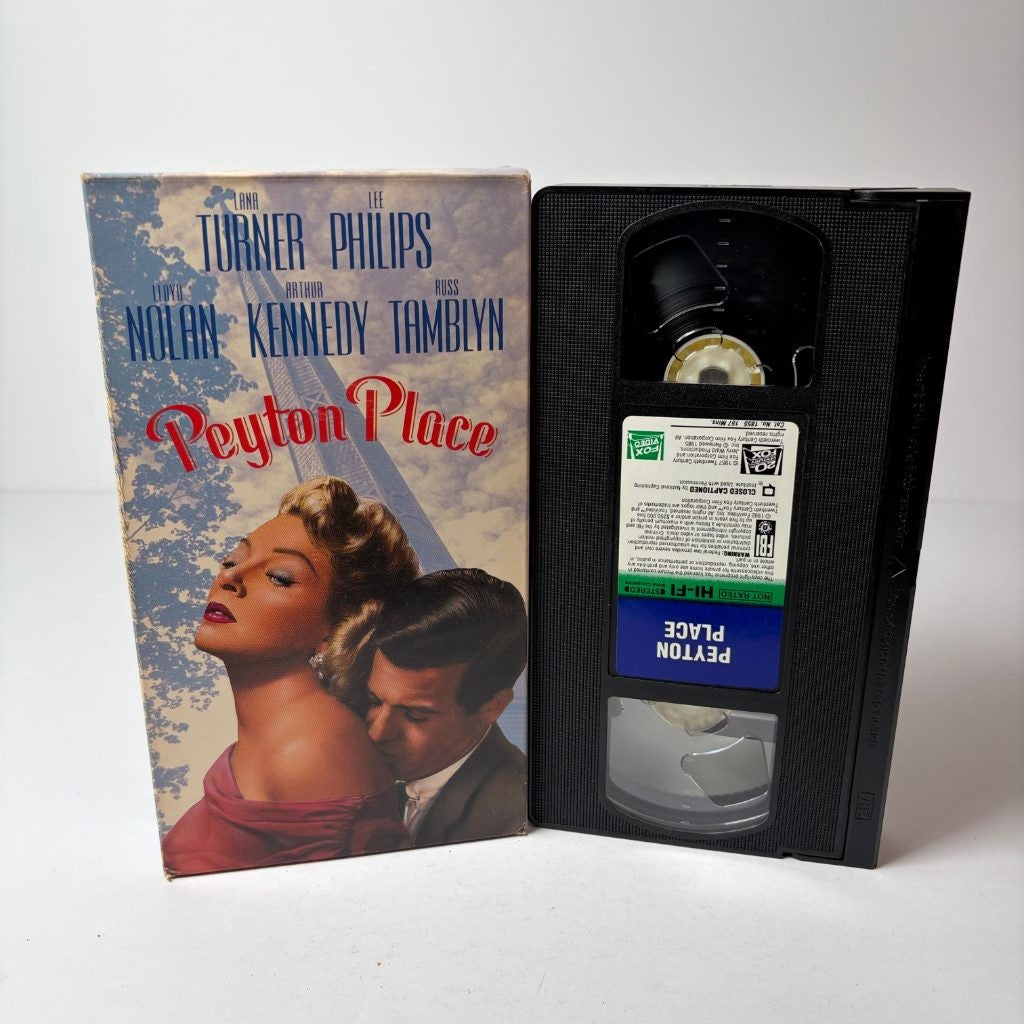 Peyton Place VHS Lana Turner Lee Philips 1957 Classic Drama Fox Video