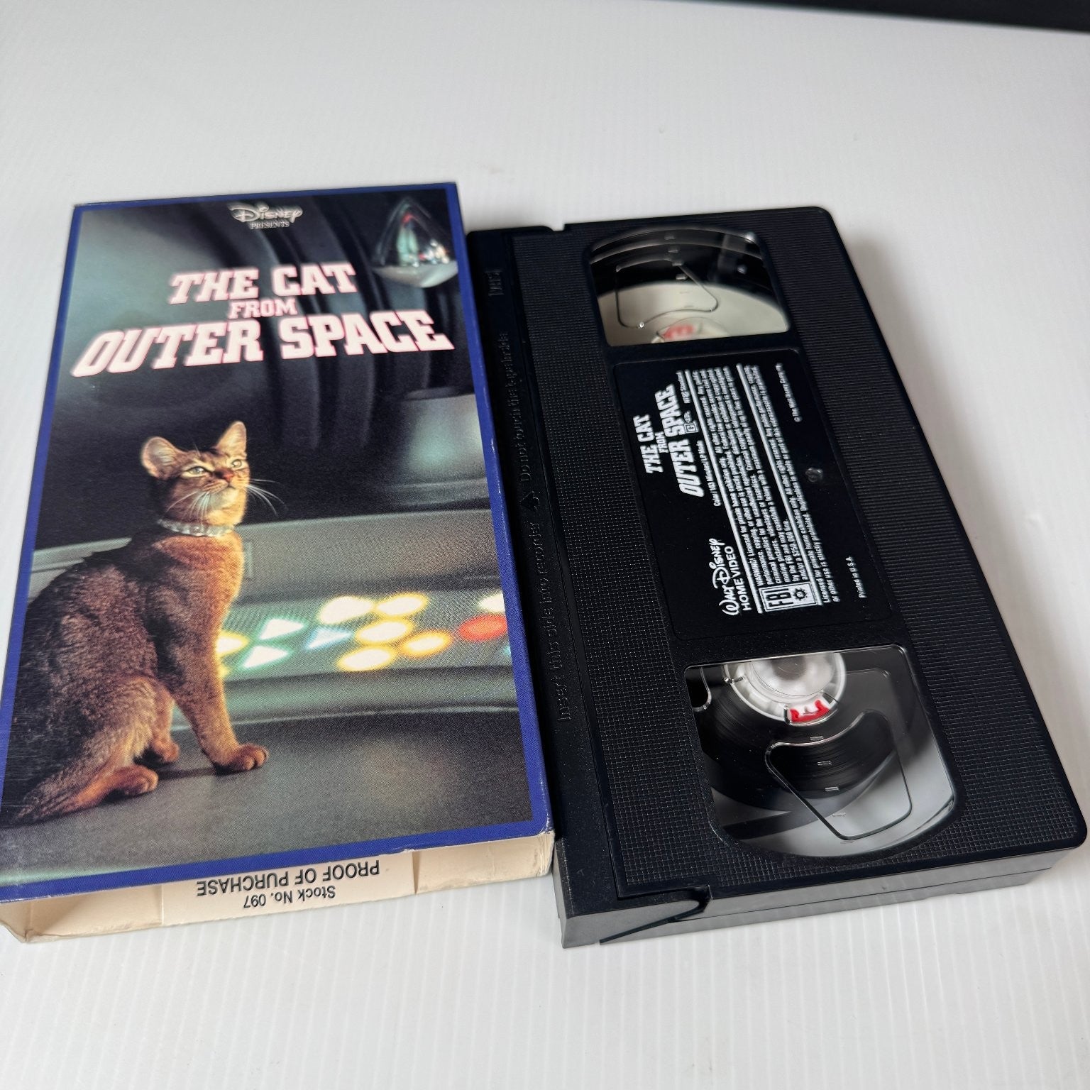 The Cat From Outer Space VHS 1978 Sci-Fi Comedy Original Release Disney