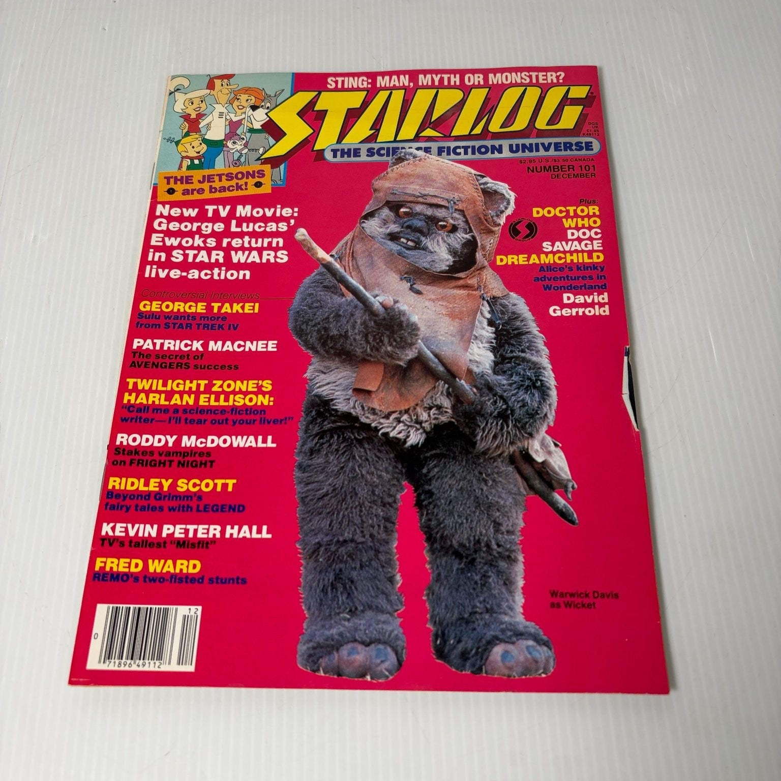 STARLOG Magazine December 1985 Ewok Warwick Davis Star Wars