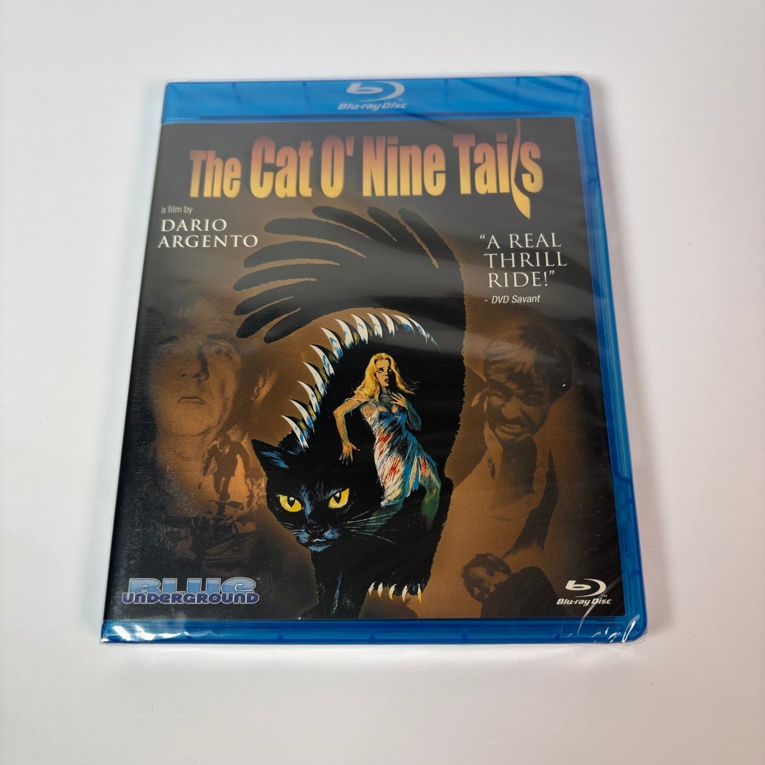 The Cat O' Nine Tails Blu-ray Dario Argento Giallo Horror Blue Underground