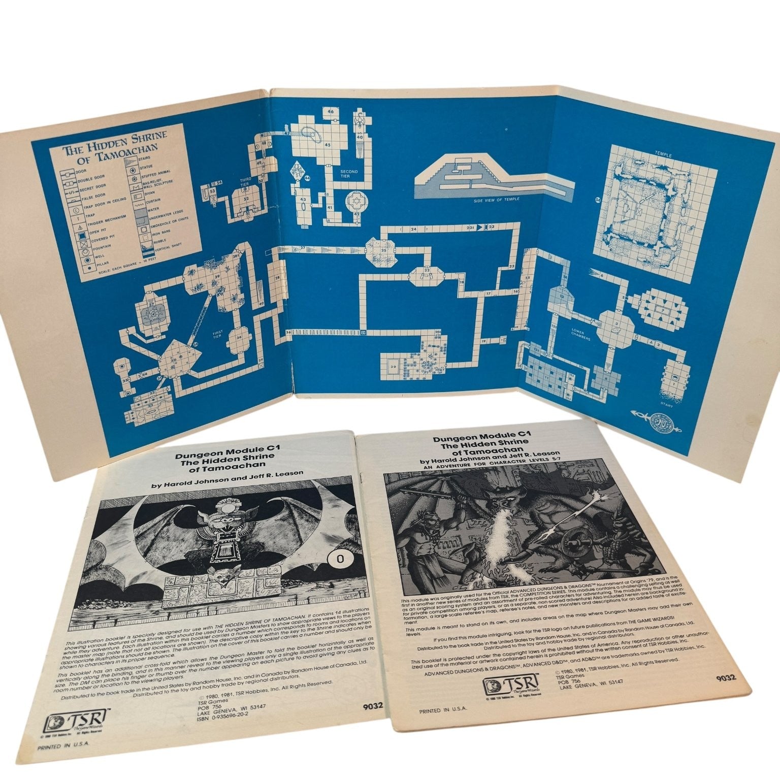 Dungeons & Dragons C1 The Hidden Shrine of Tamoachan AD&D Module 1980 TSR