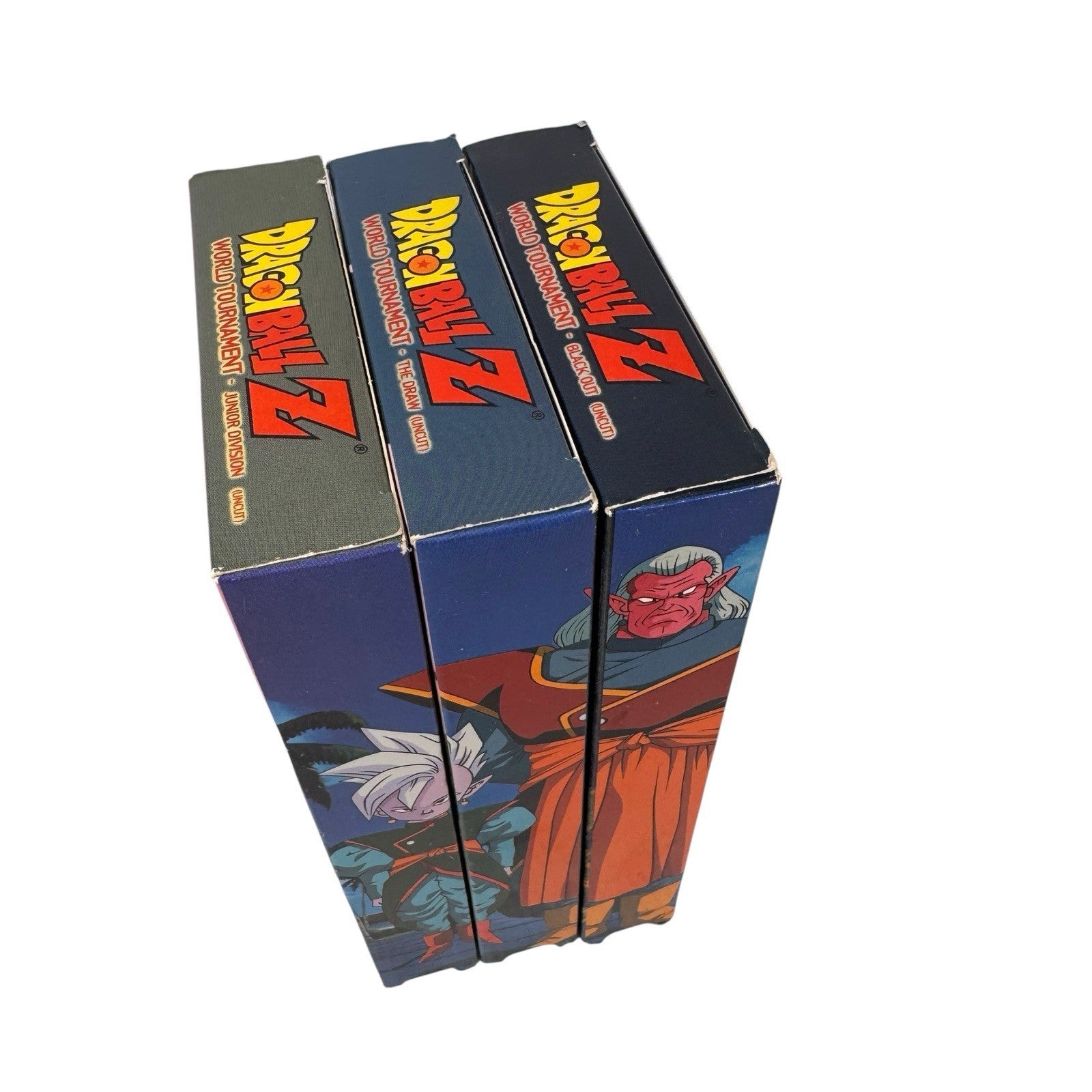 Dragon Ball Z World Tournament Saga Complete Set Uncut (VHS, 2003) Anime