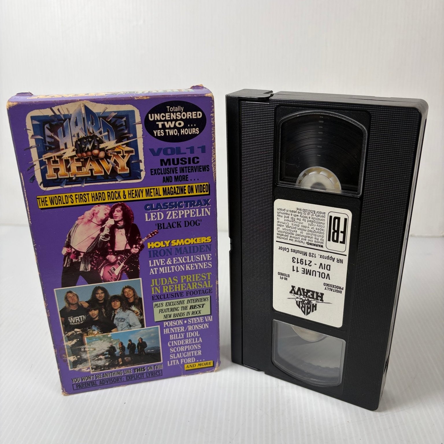 Hard N Heavy Vol. 11 VHS 1989 Heavy Metal Music Magazine Video UNI
