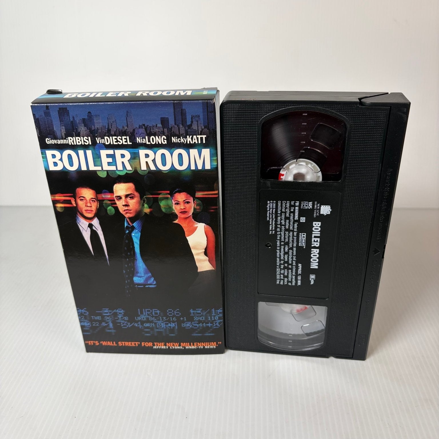 Boiler Room VHS 2000 Crime Drama Ben Younger New Line Cinema