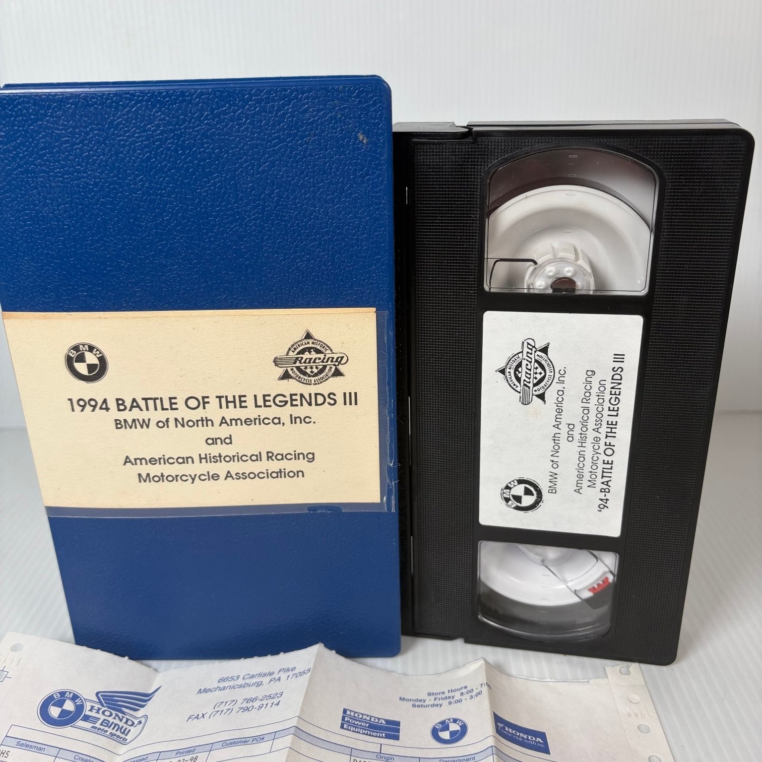 Battle of the Legends III '94 VHS Motorcycle Racing Event BMW Dealer Exclusive