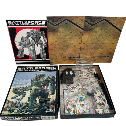 Battleforce Battletech Mechwarrior VTG 1987 Box Set FASA 1611 Complete