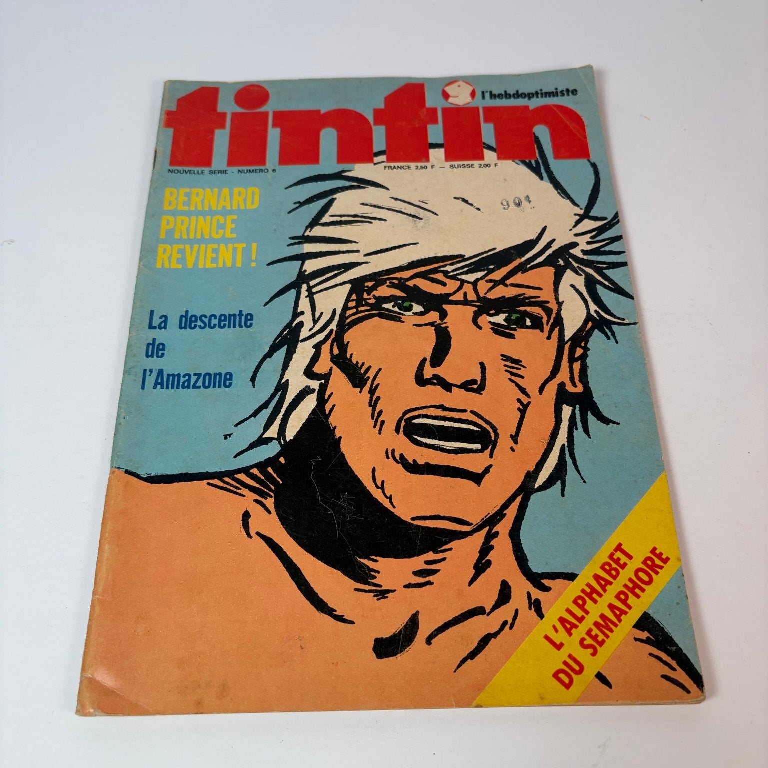 Tintin Magazine Issue 8 Bernard Prince La descente de l'Amazone French