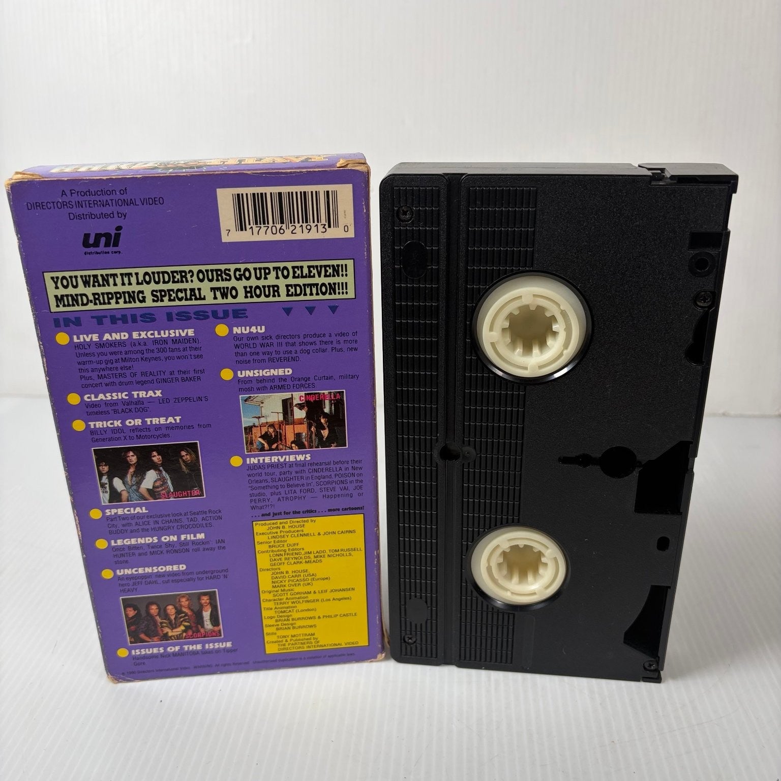 Hard N Heavy Vol. 11 VHS 1989 Heavy Metal Music Magazine Video UNI