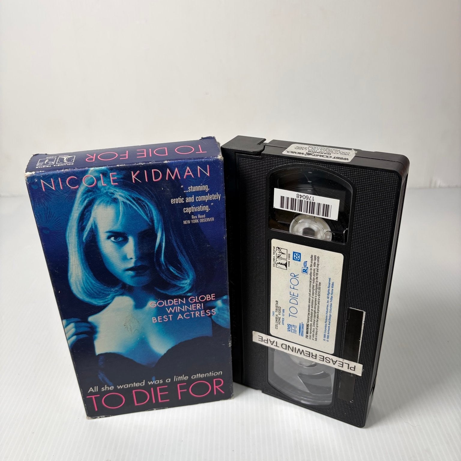 To Die For VHS 1995 Dark Comedy Crime Satire Columbia Tristar